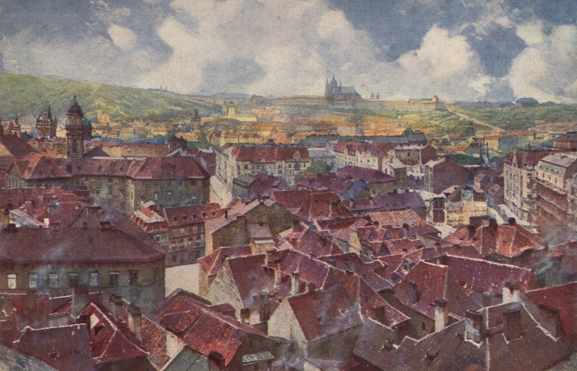 Общий вид Праги