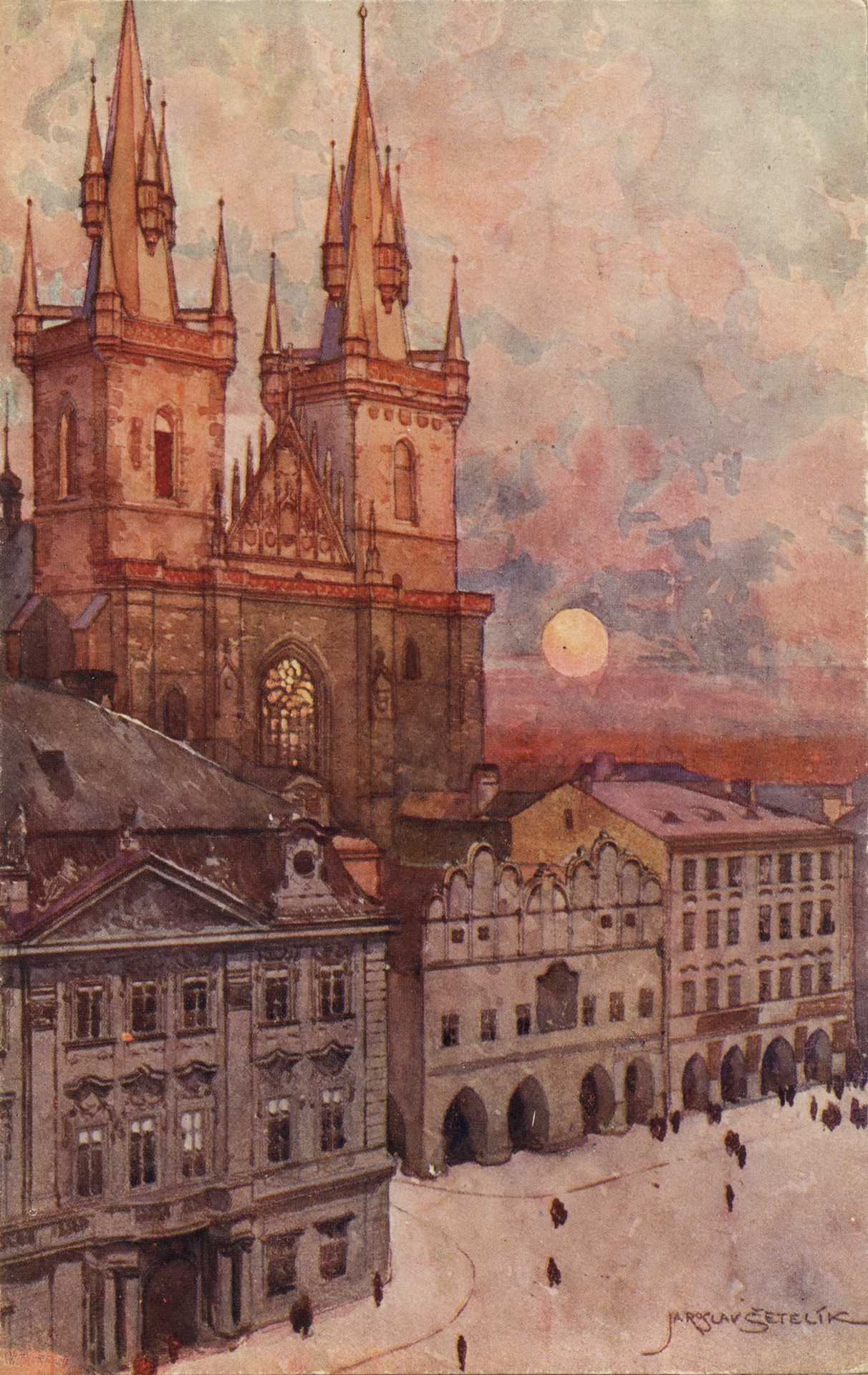 Прага. Тынский храм