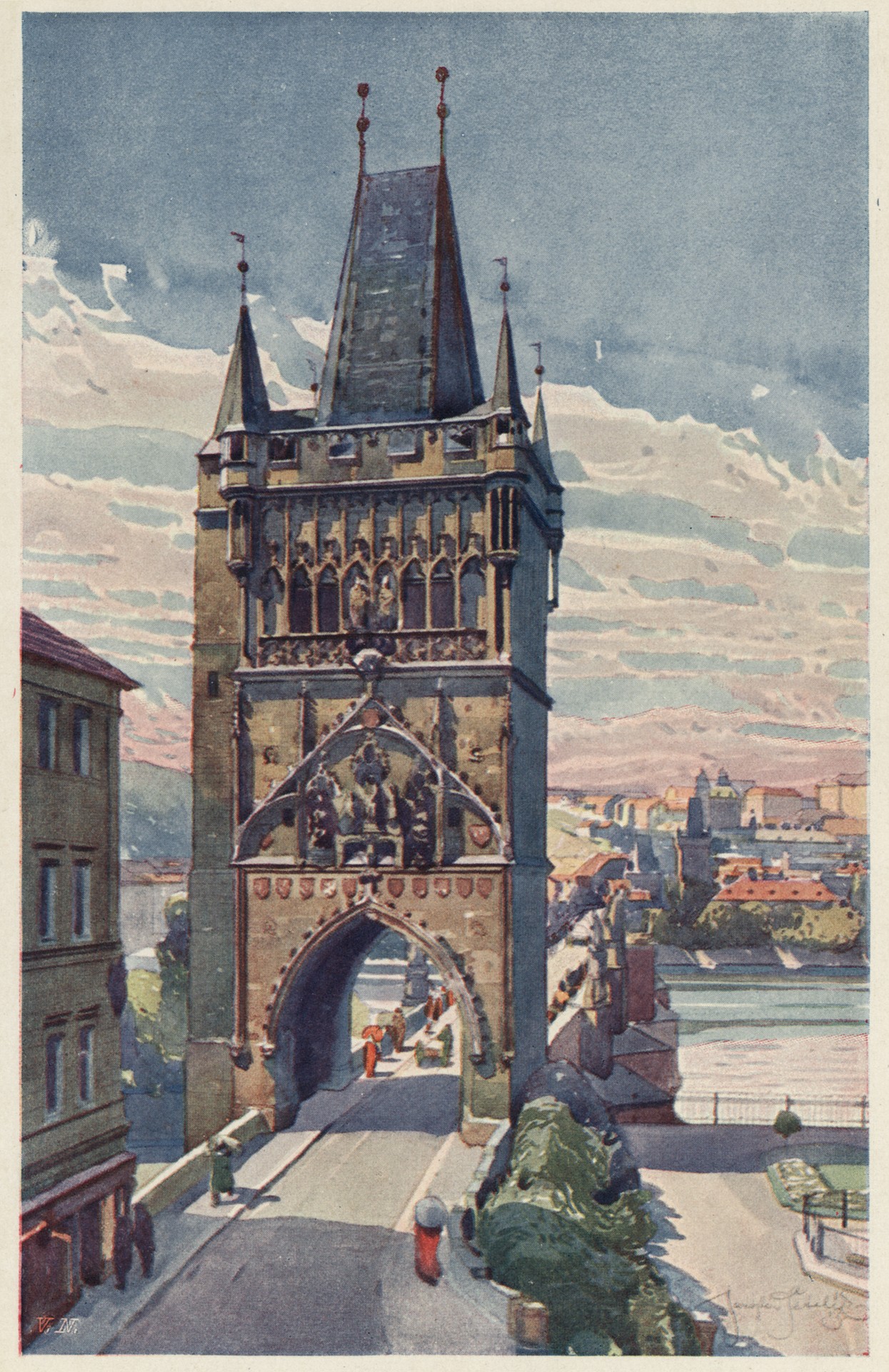 Пражские акварели серия 1. 1