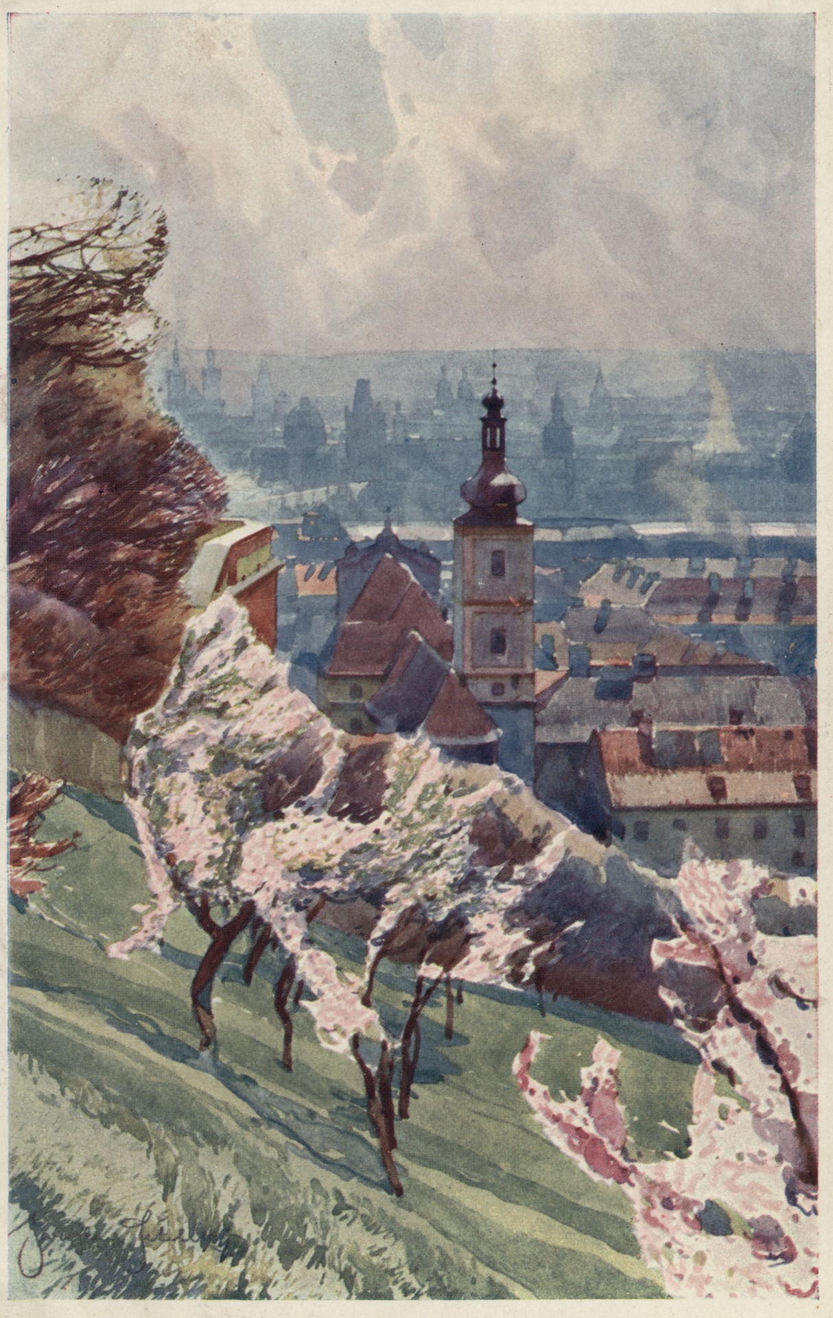 Пражские акварели серия 1. 5