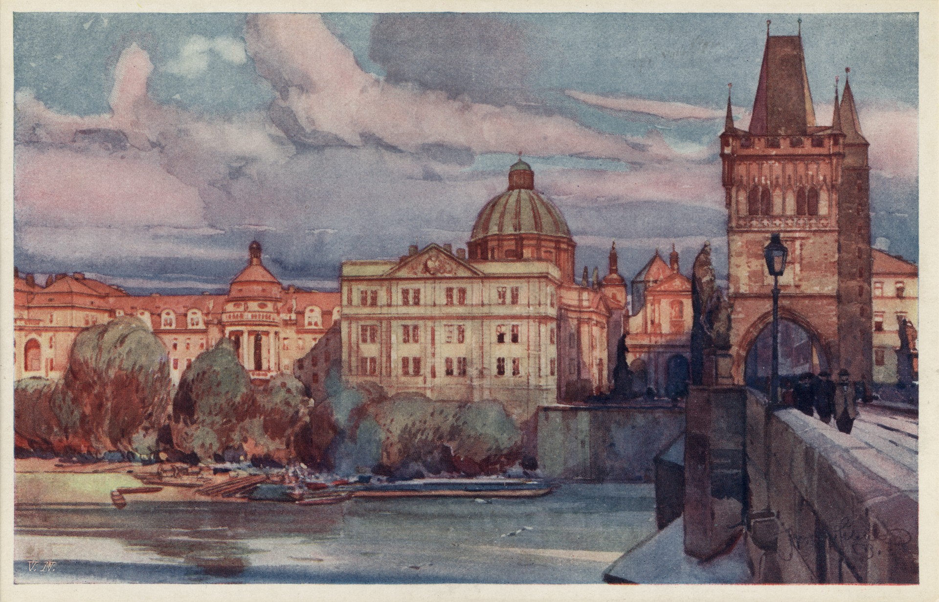 Пражские акварели серия 1