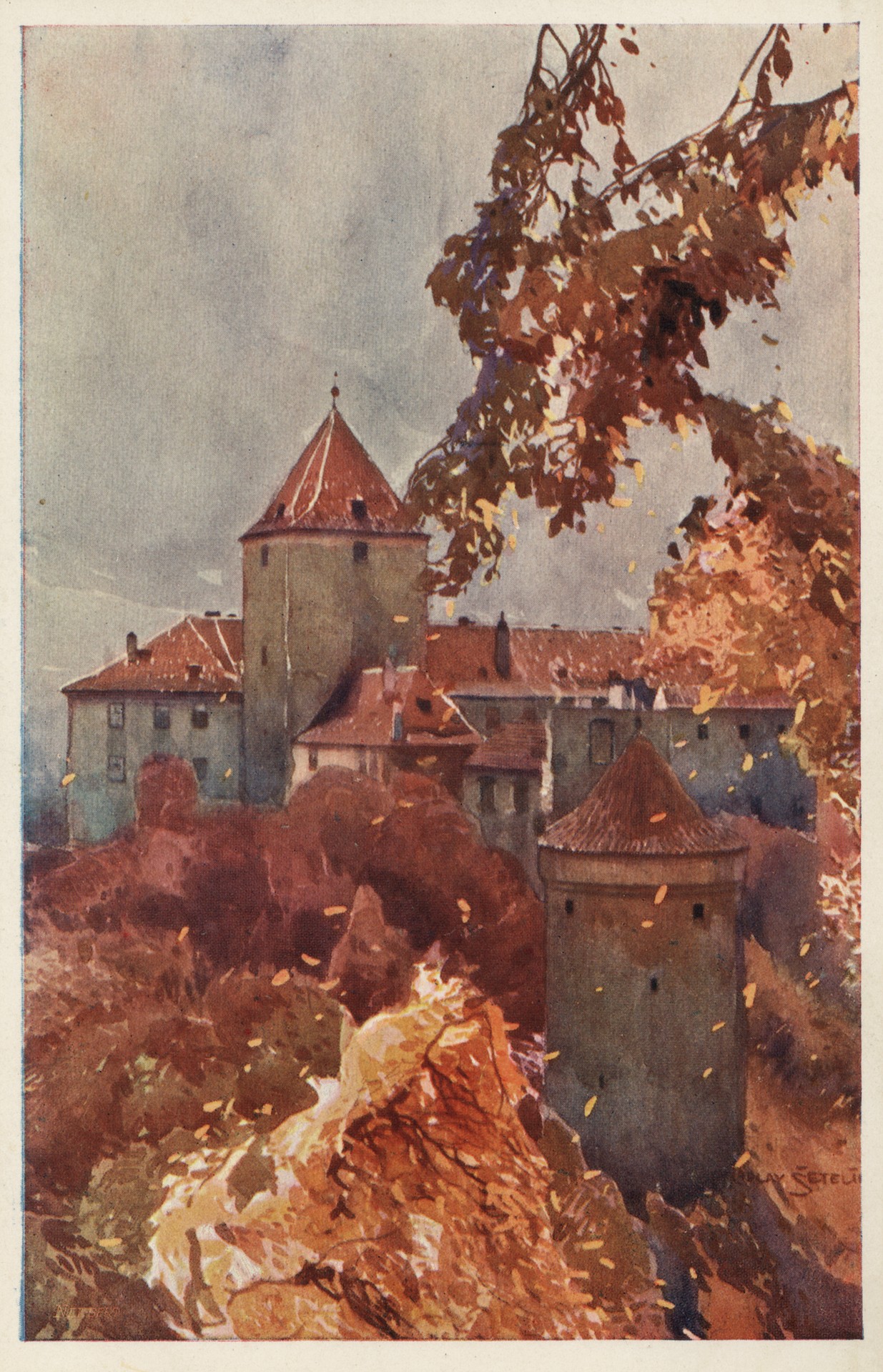 Пражские акварели серия 2. 1