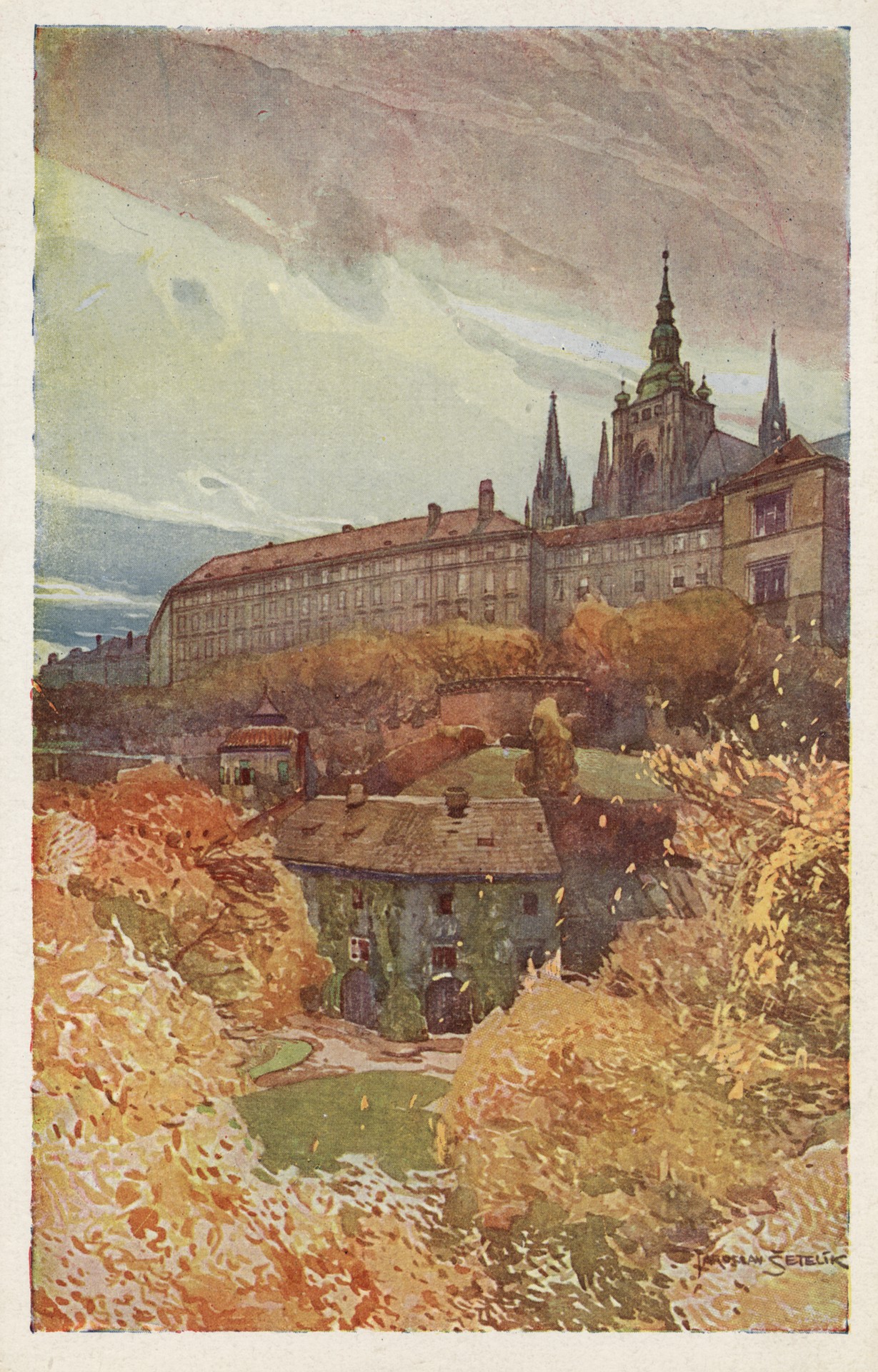 Пражские акварели серия 2. 3