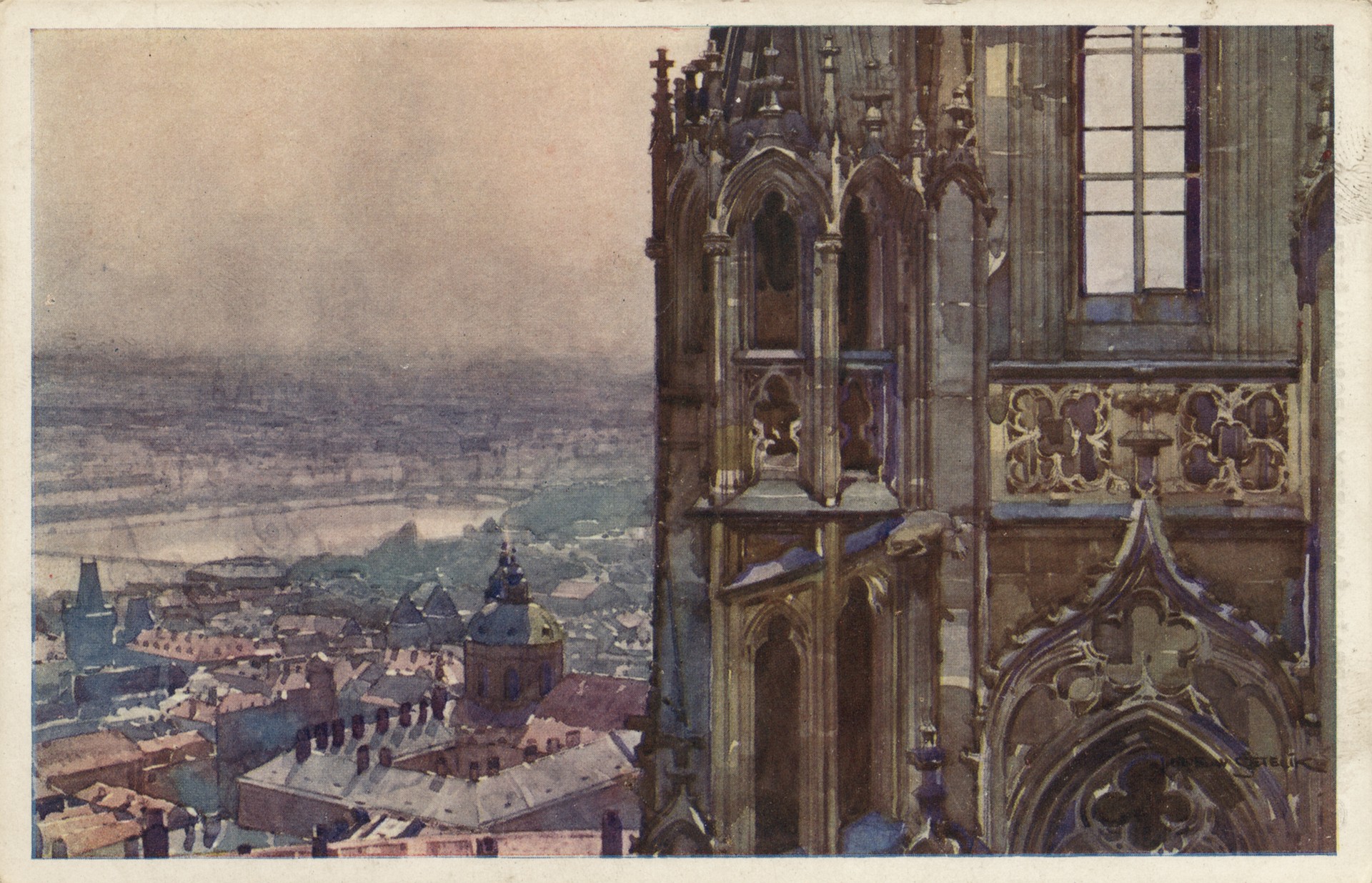 Пражские акварели. Серия 3. 6