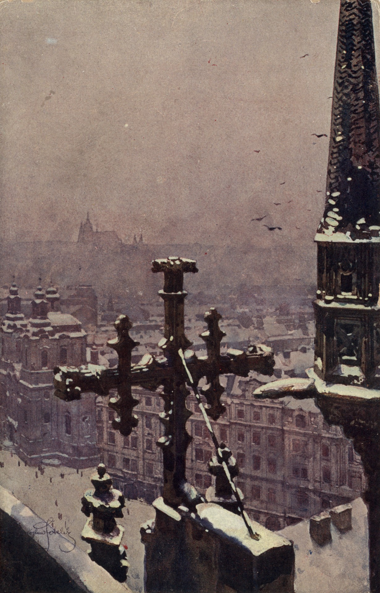 С крыши храма