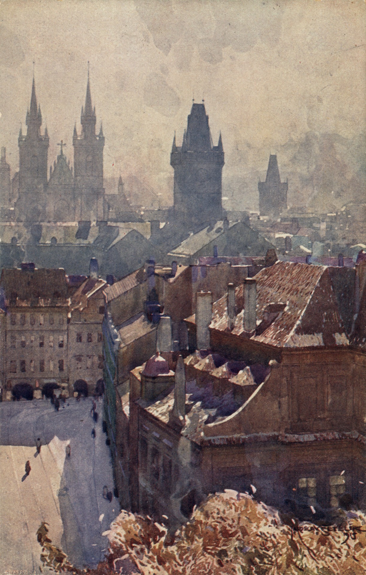 Вид из Пражского града