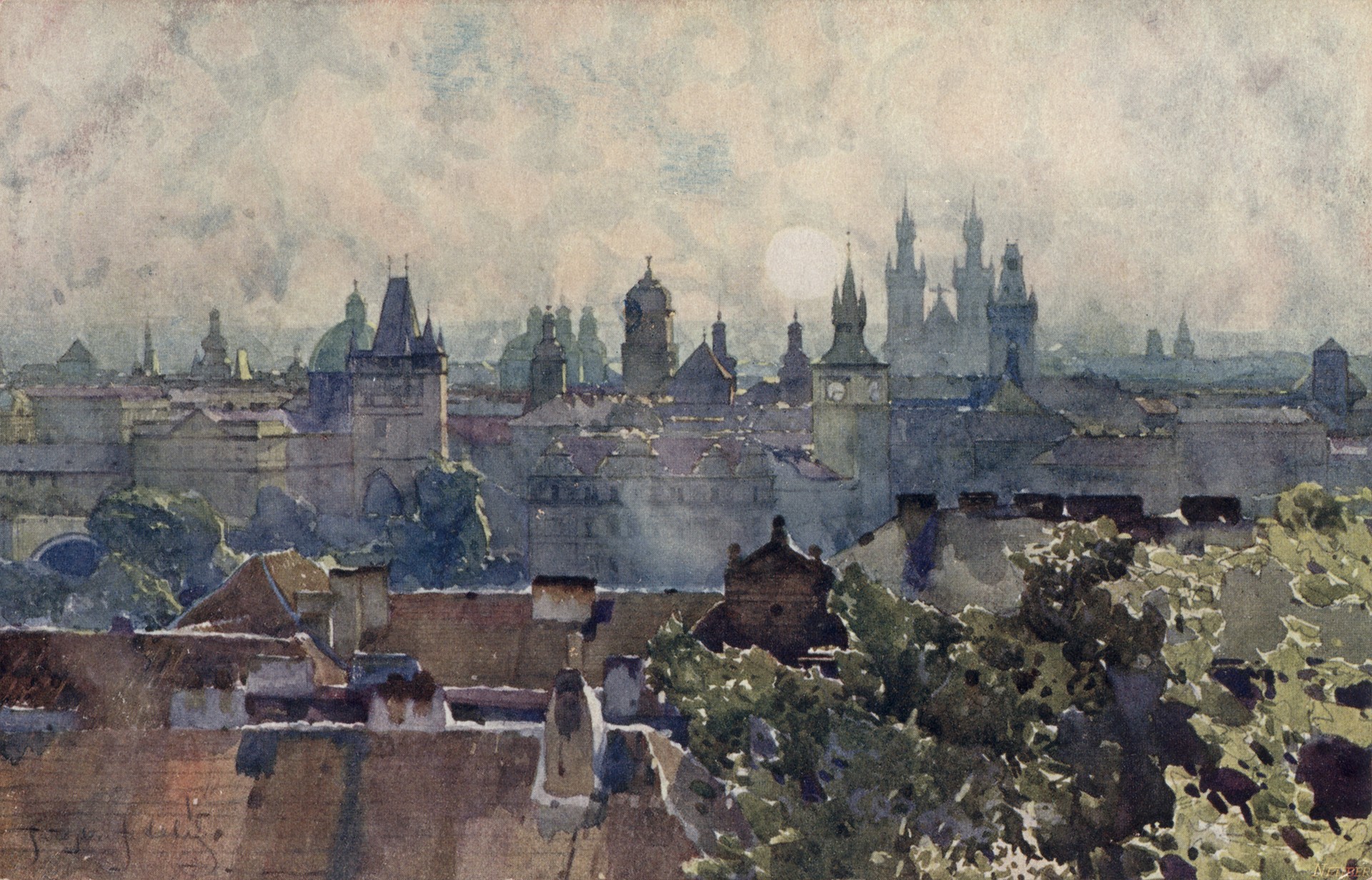 Вид Праги 12