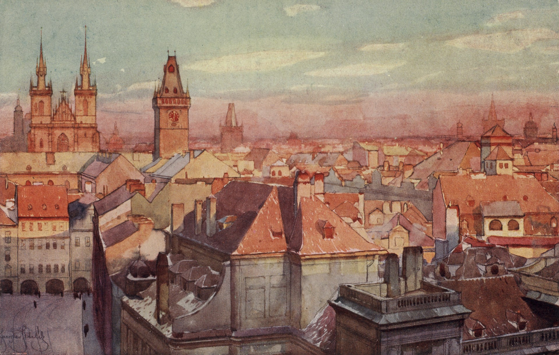 Вид Праги 17