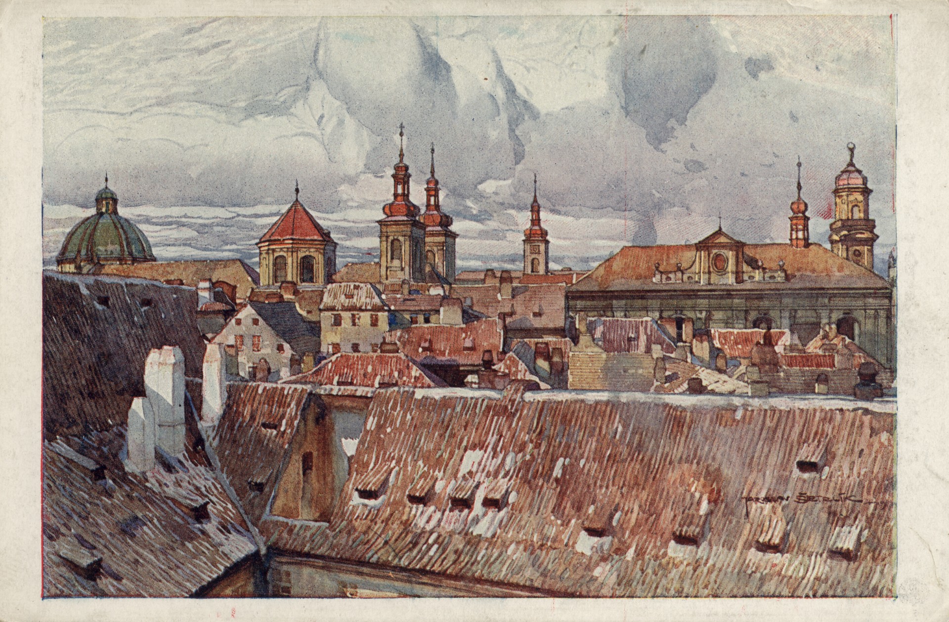 Вид Праги 19