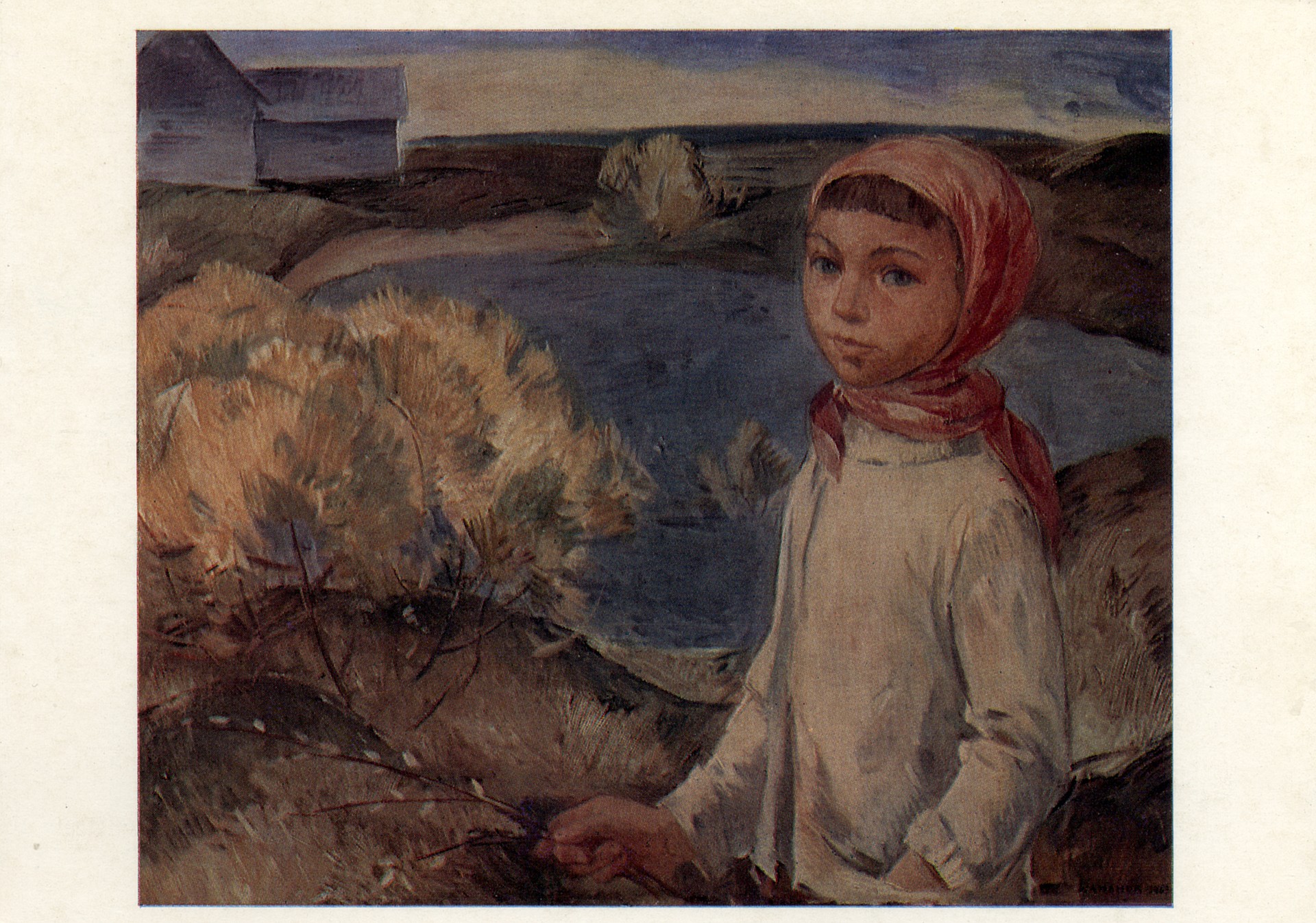 Девочка с вербой