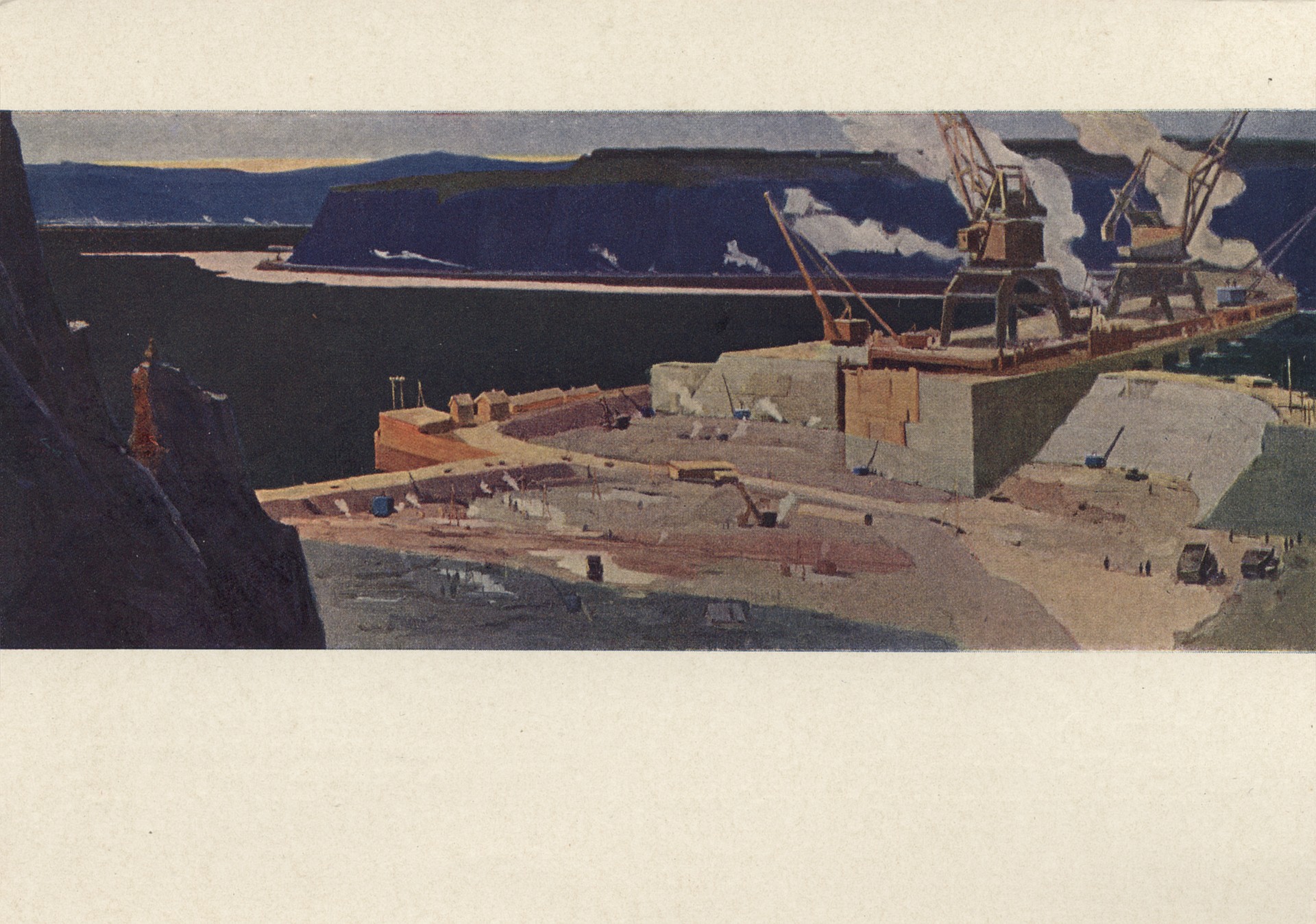 Братская ГЭС строится