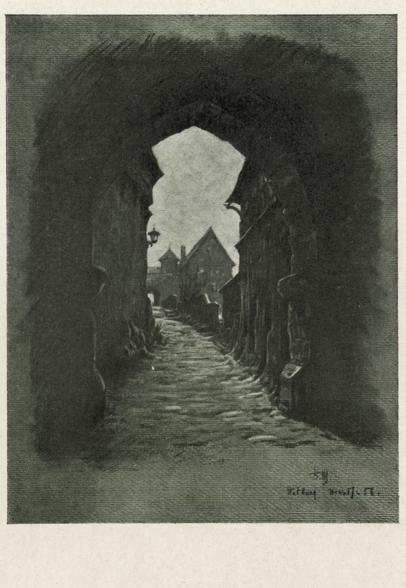 Вартбург. Въезд в крепость