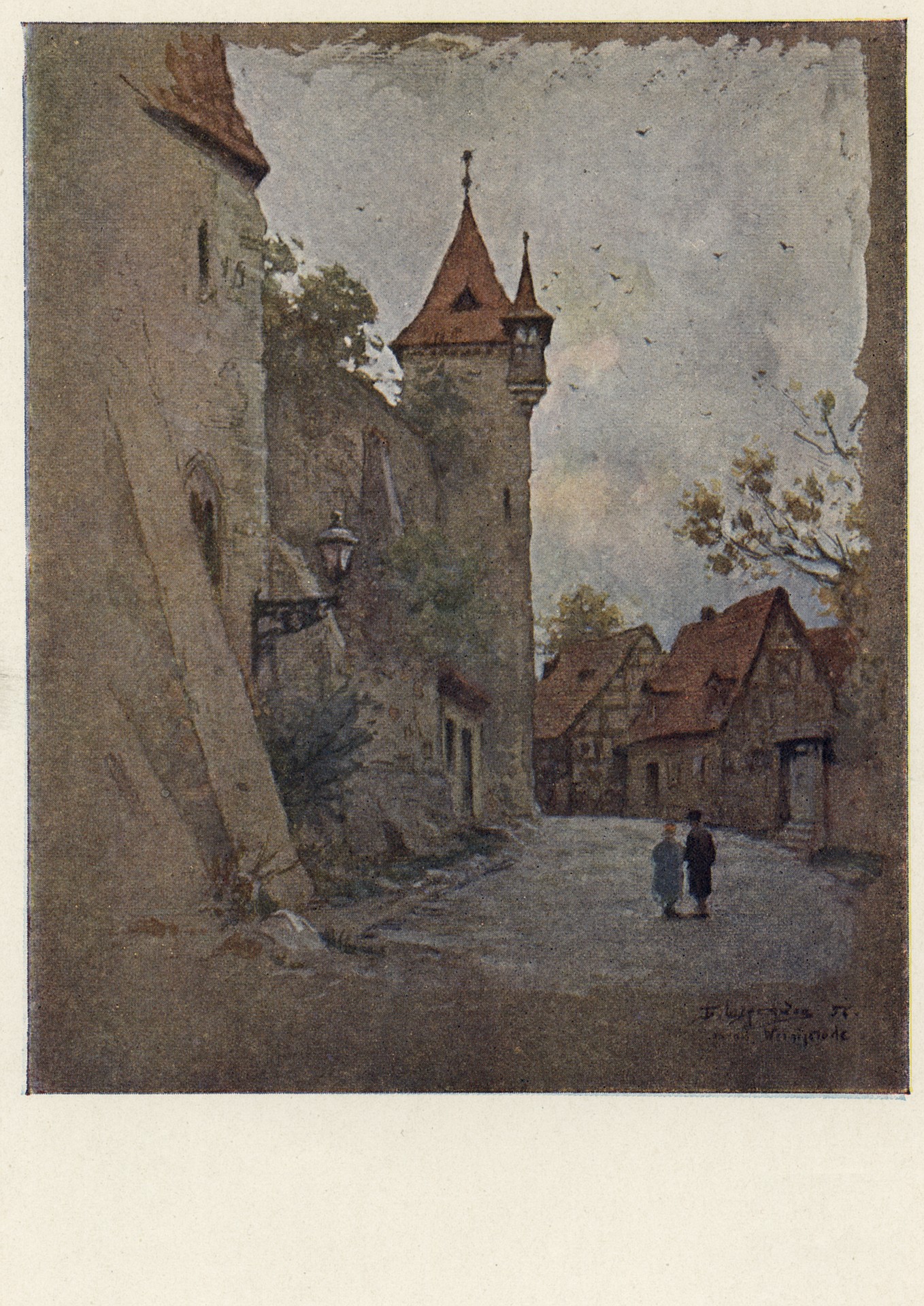 Внутренний двор крпости Вернигероде