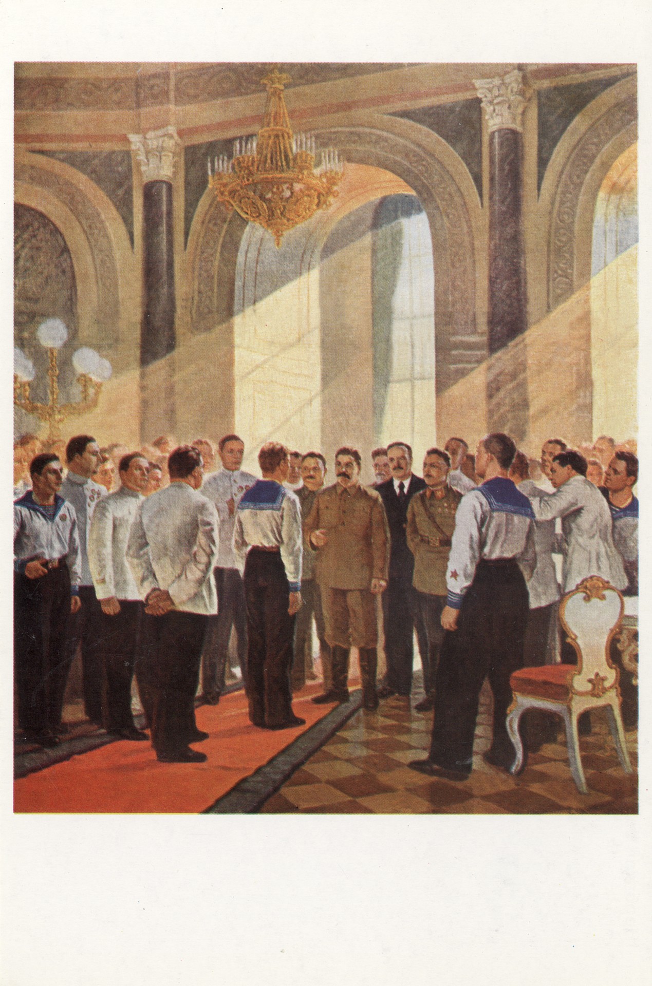 Приём моряков в Кремле 22 июля