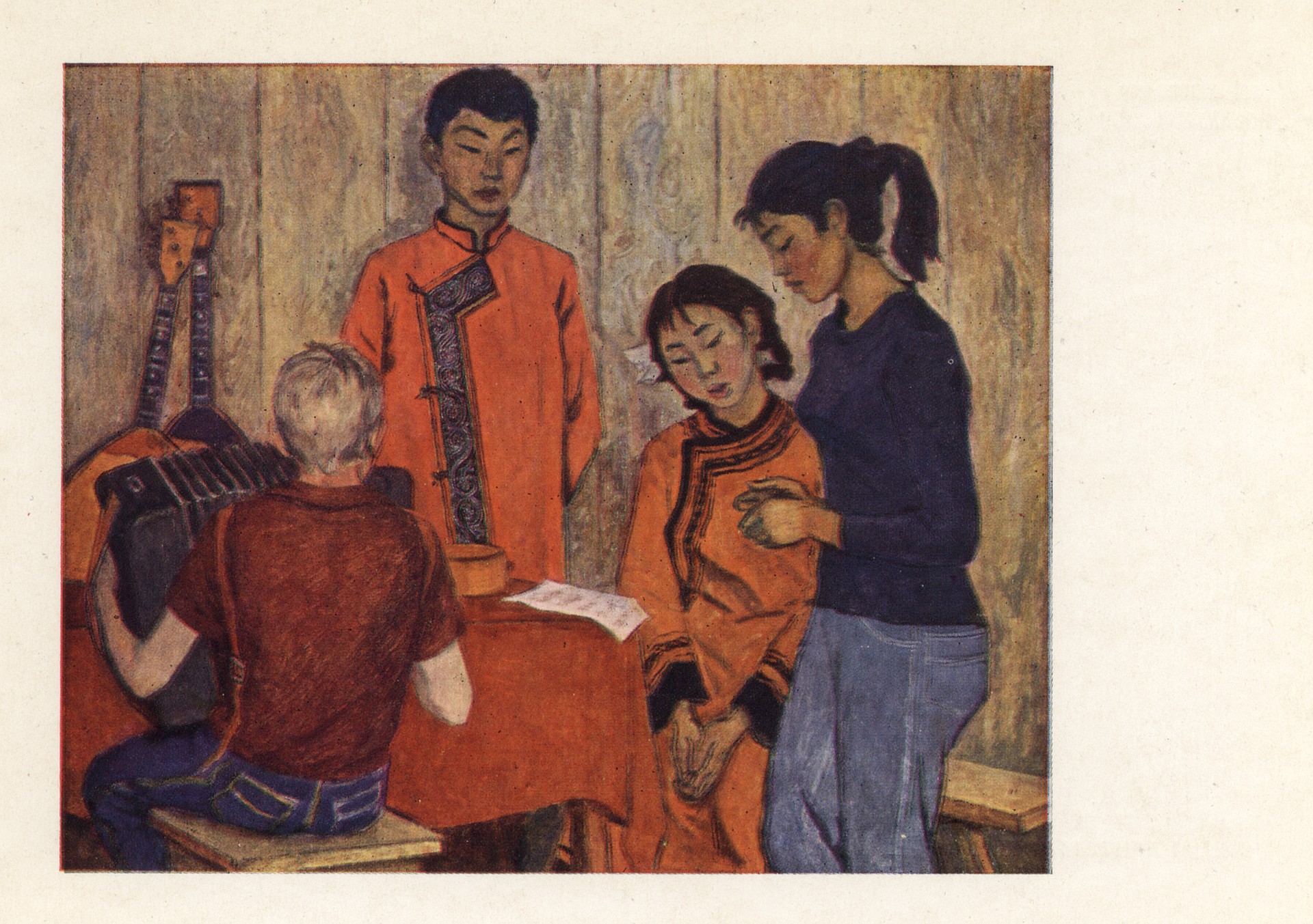 Члены агитбригады