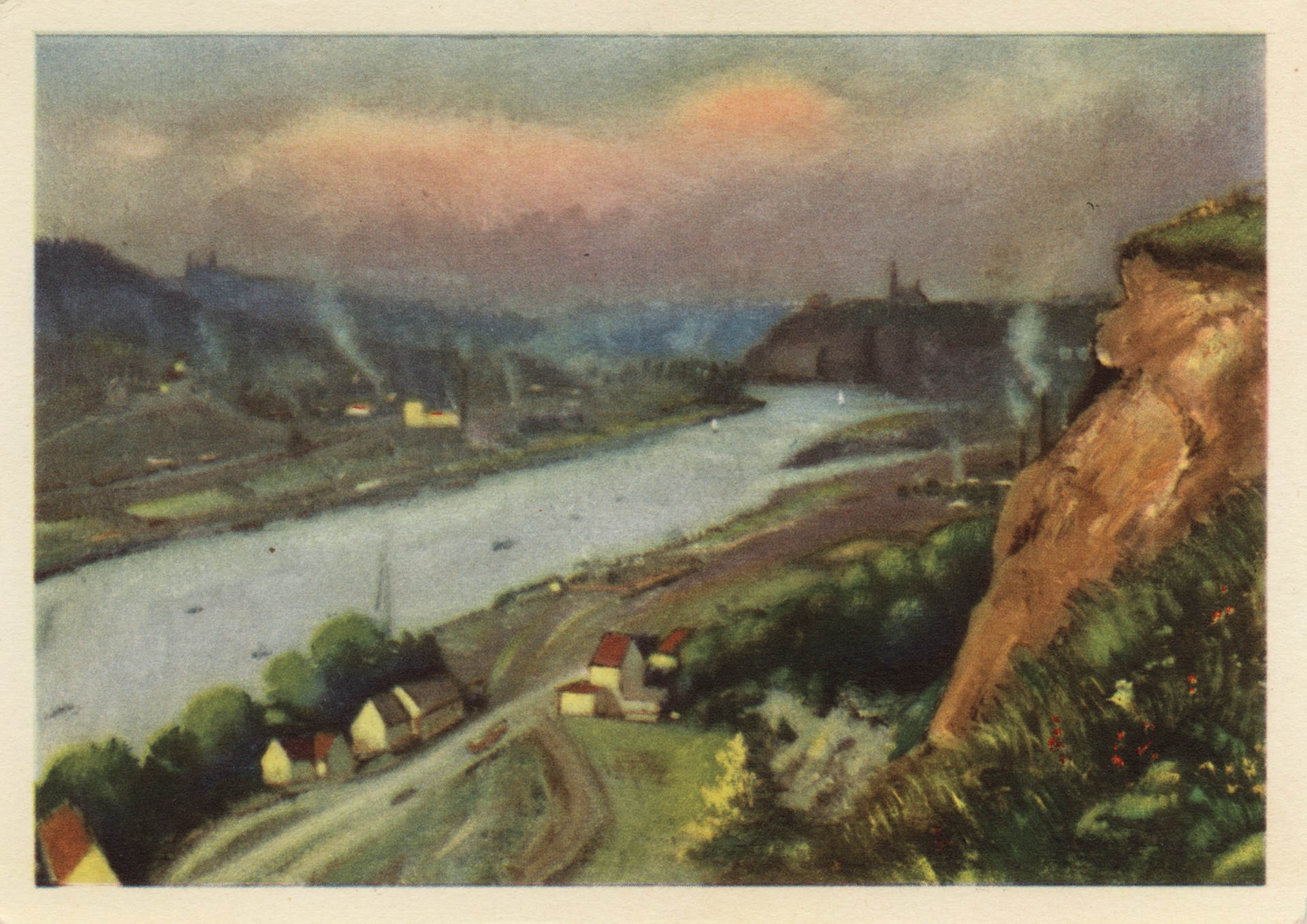 Прага со стороны Браника