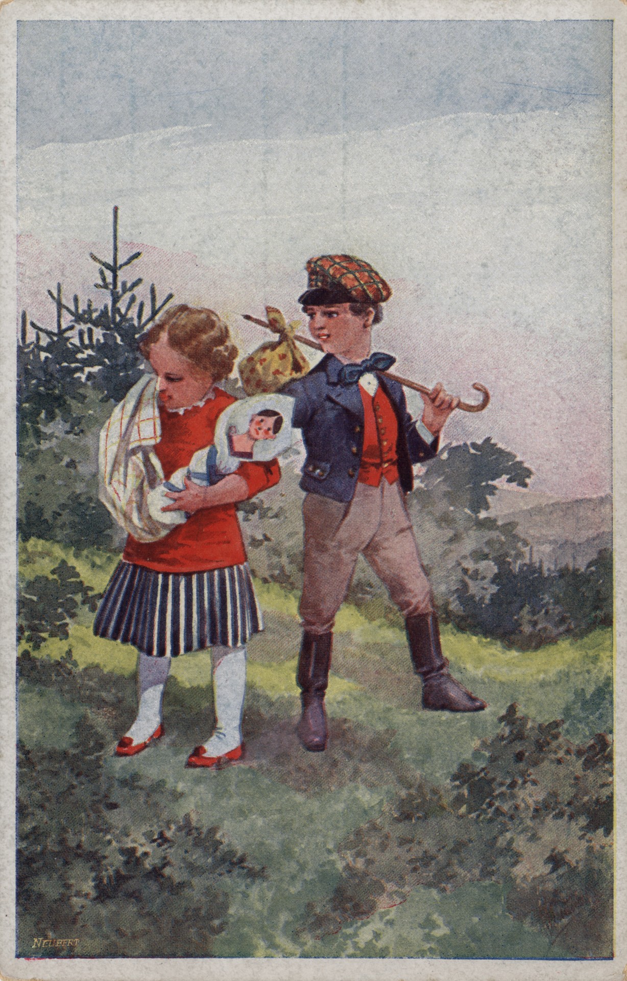 На прогулке