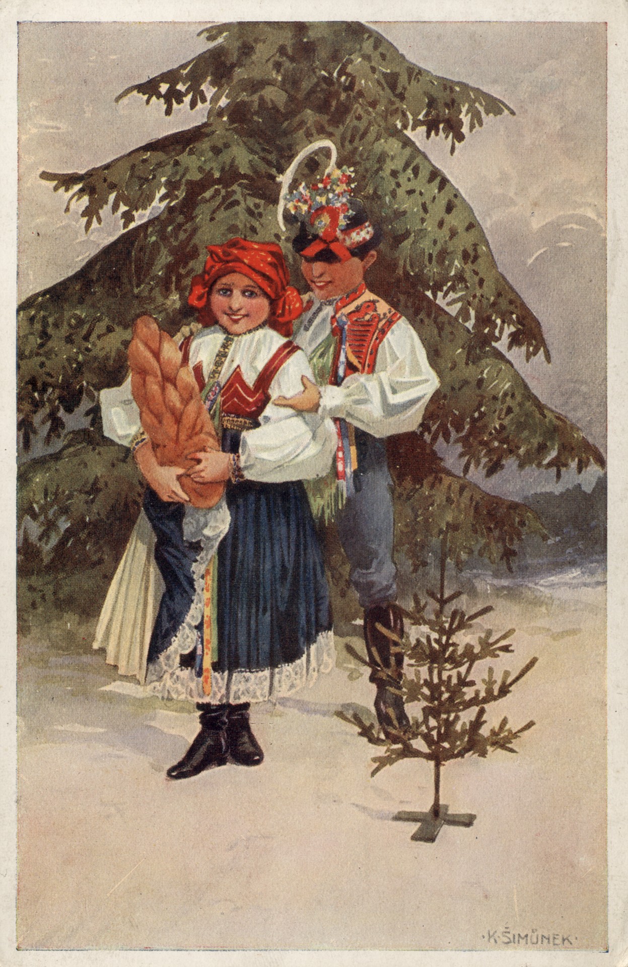 Новогодняя открытка