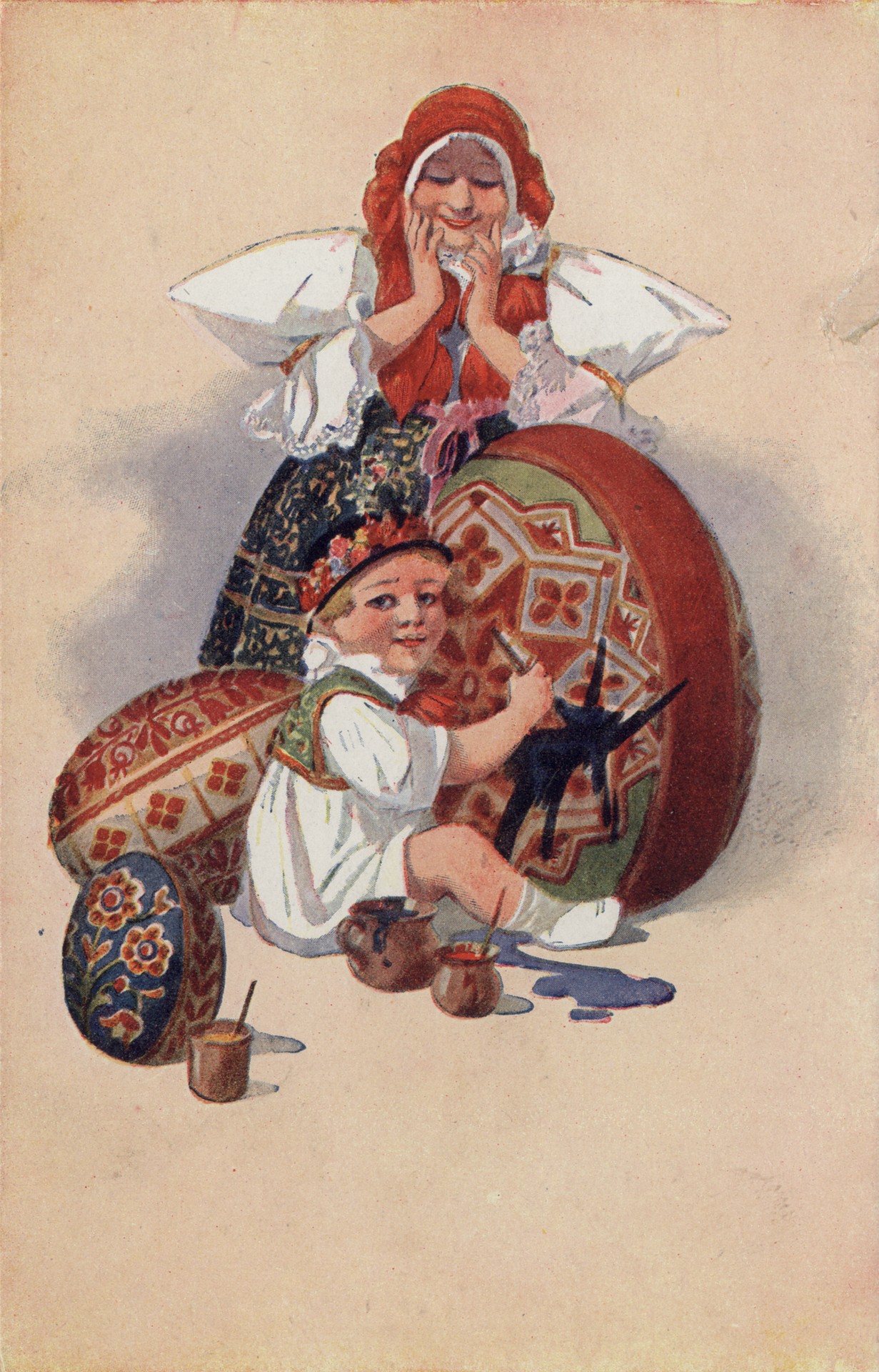 Пасхальная открытка 1