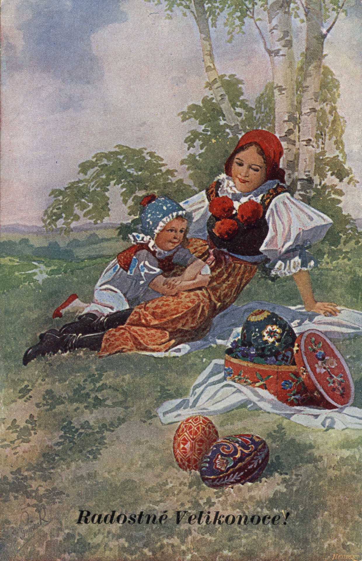 Пасхальная открытка 3