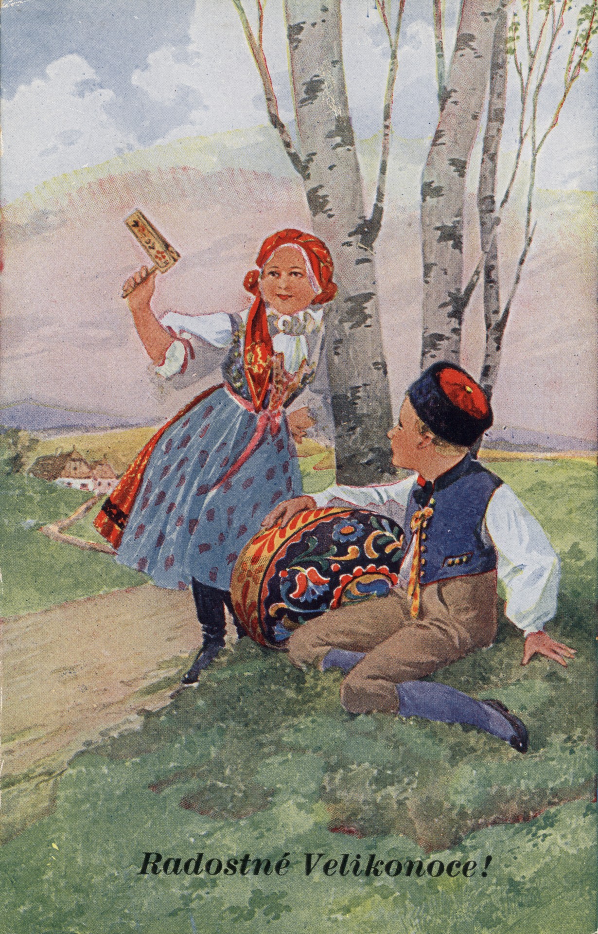 Пасхальная открытка 6