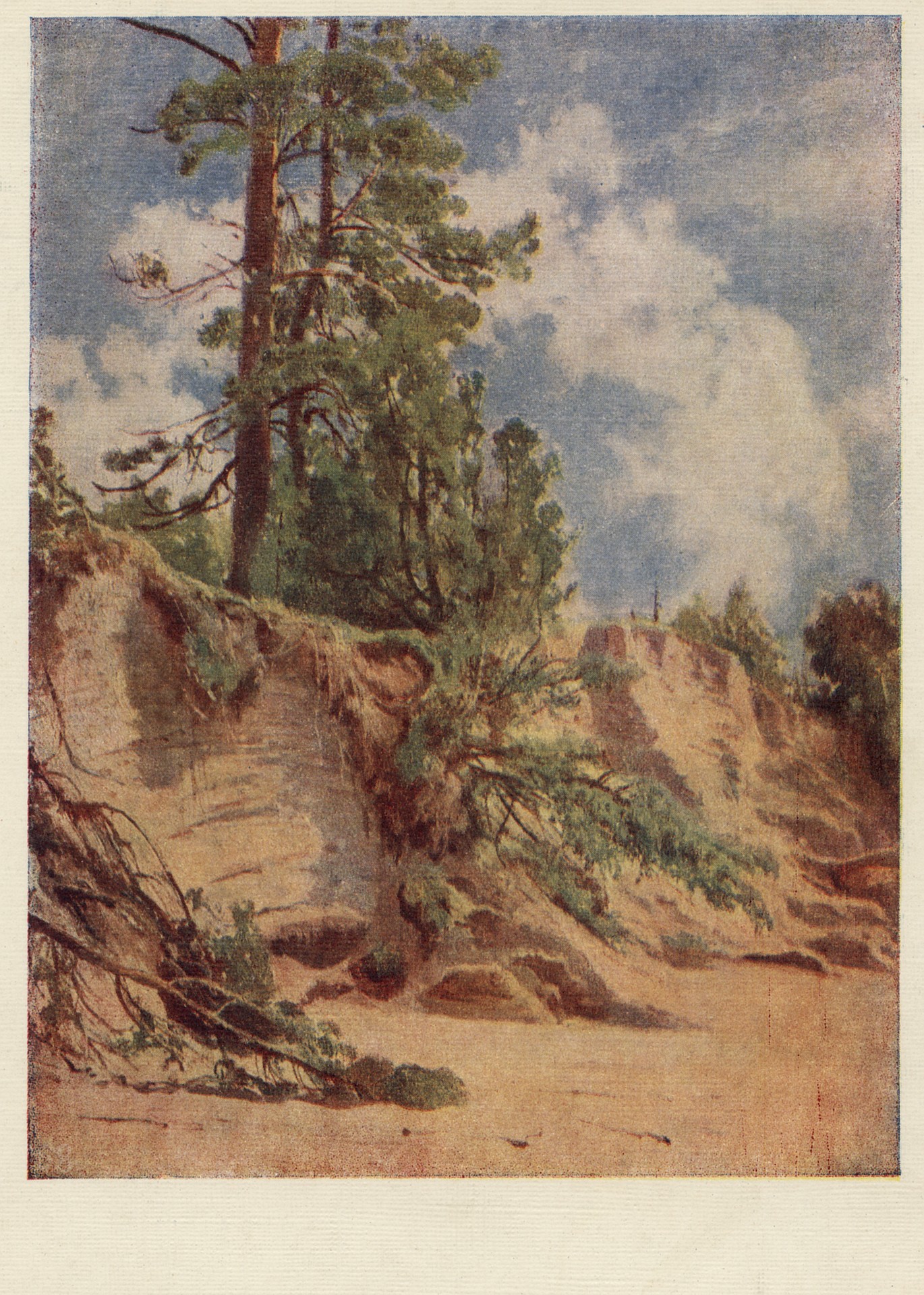 Пейзаж с обрывом