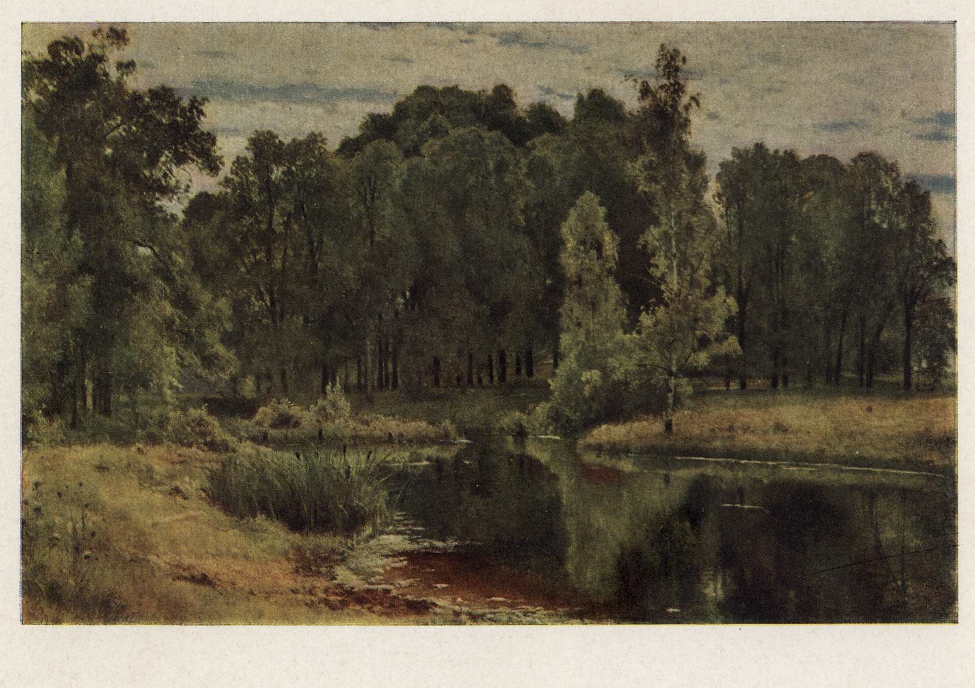 Пруд в старом парке