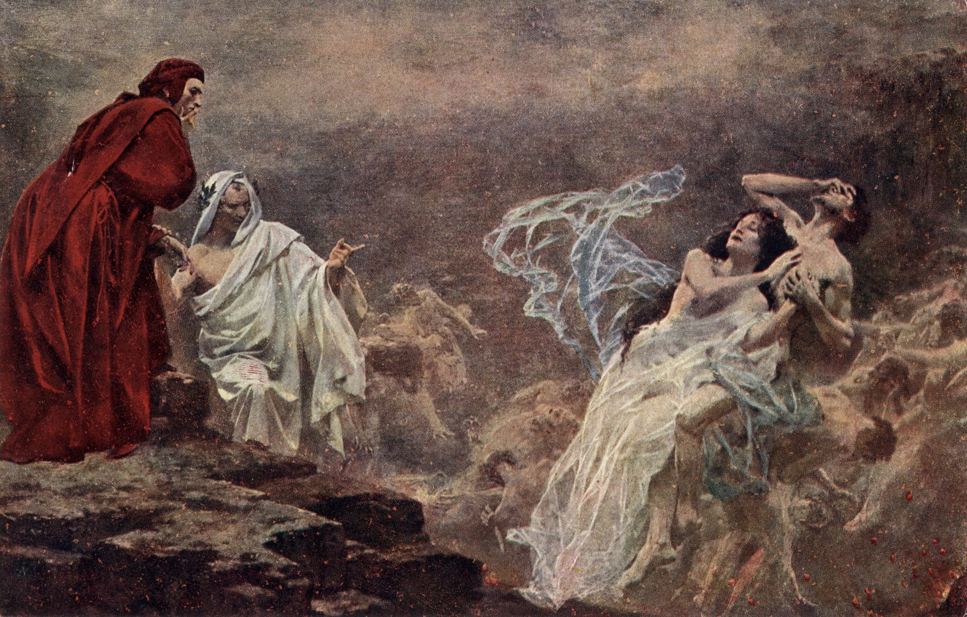 Данте в аду