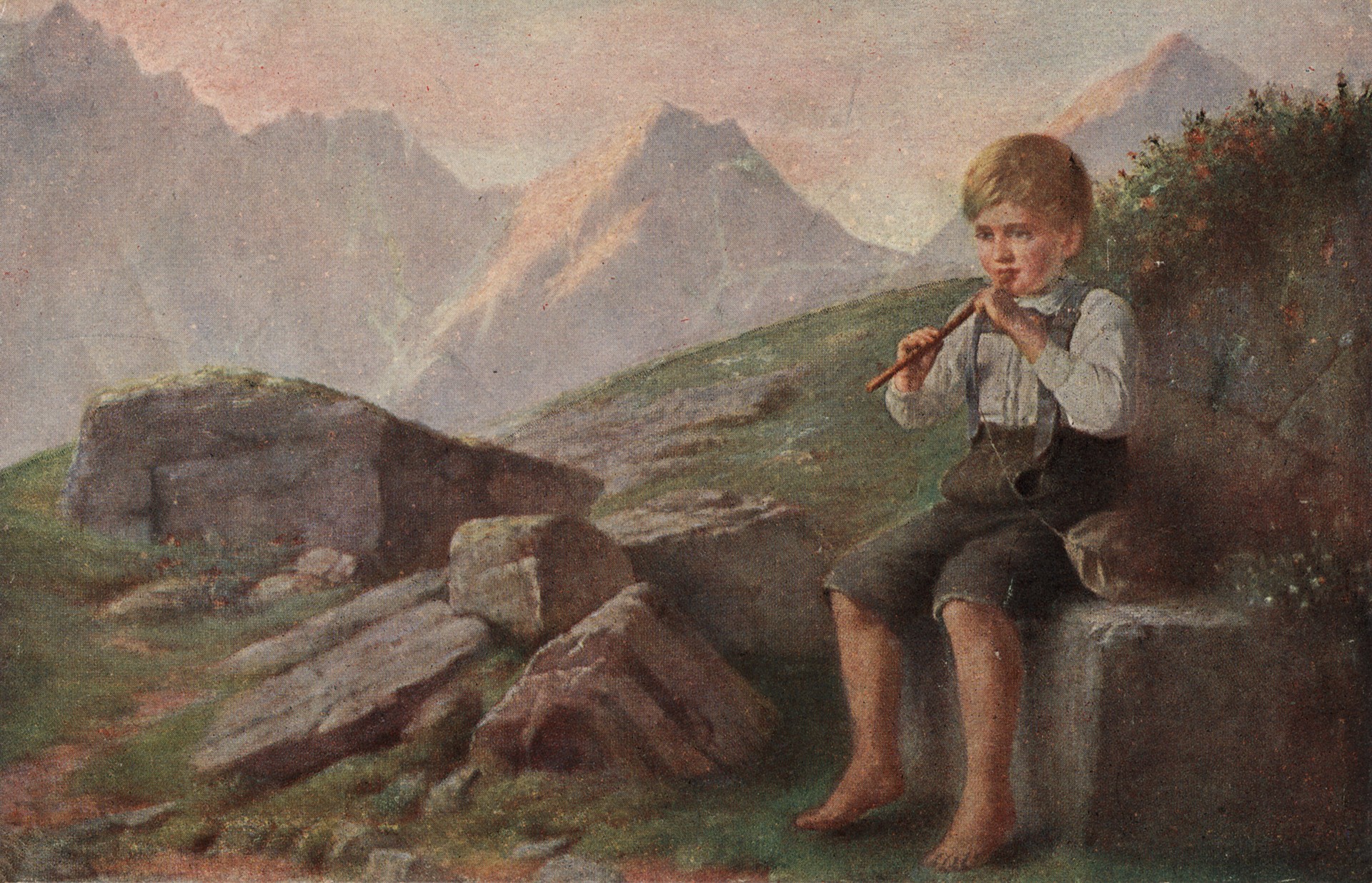 Мальчик в раннее утро