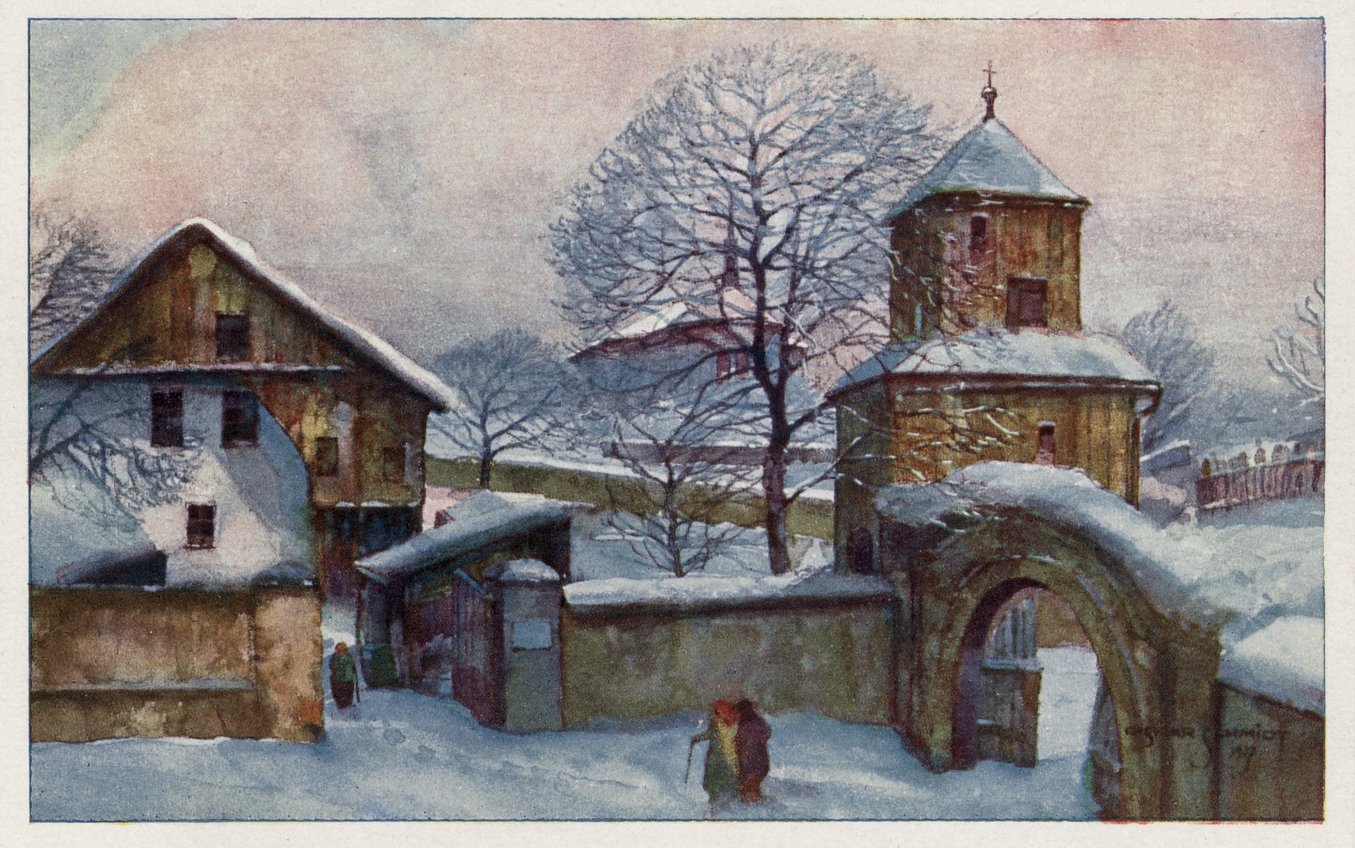 Во дворе замка