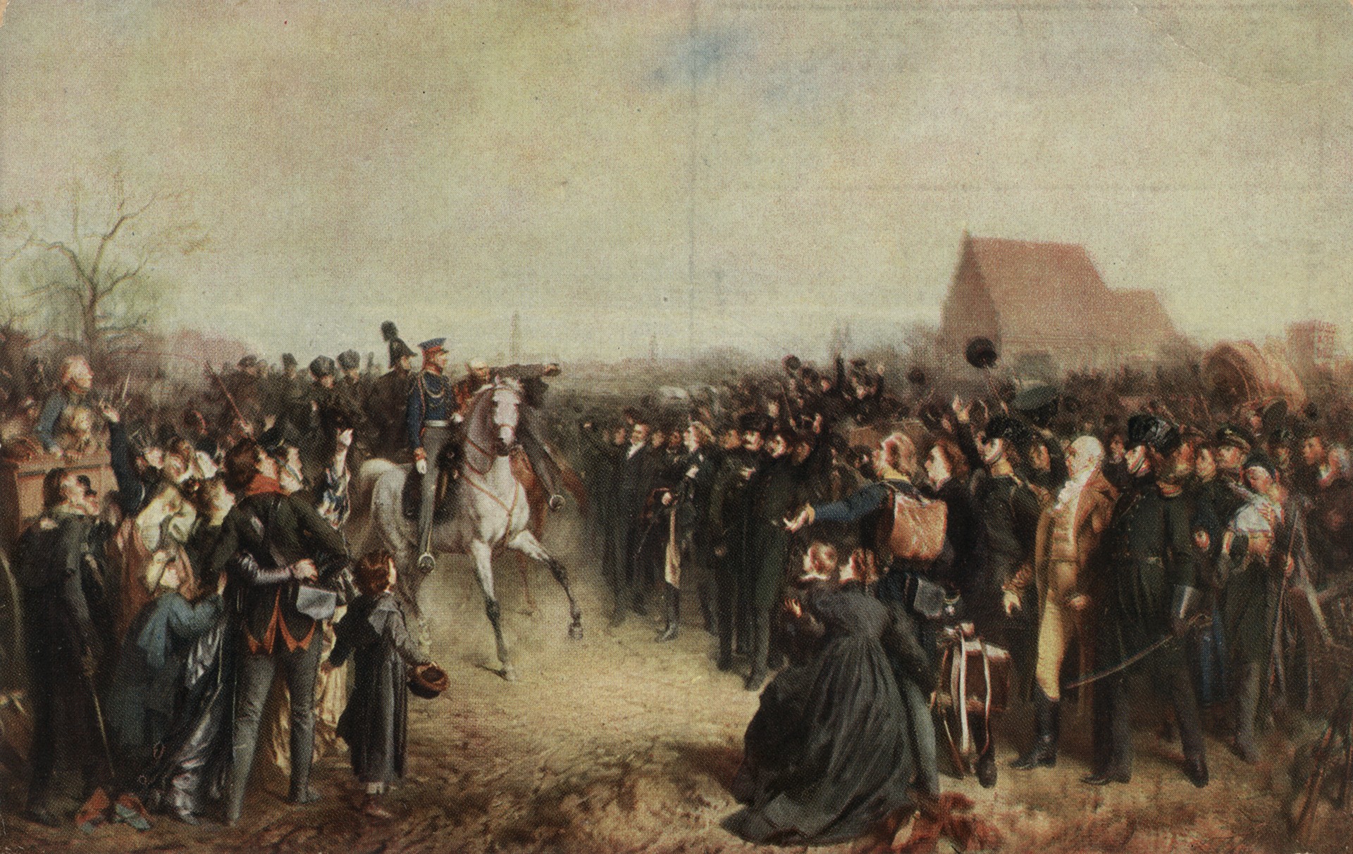 Встреча императора Фридриха Вильгельма 3 в Бреслау