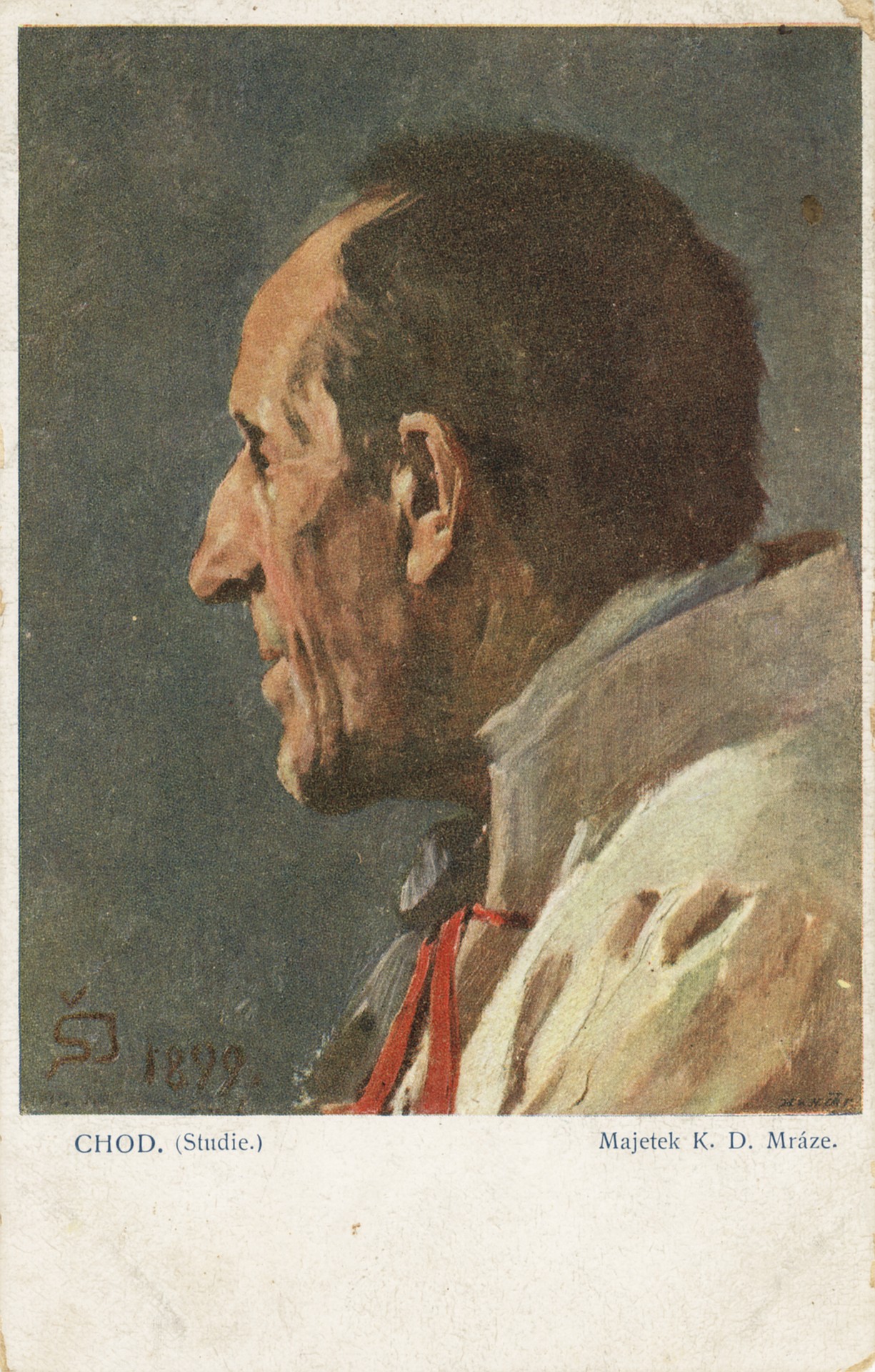 Этюд. Портрет К.Д. Mraze