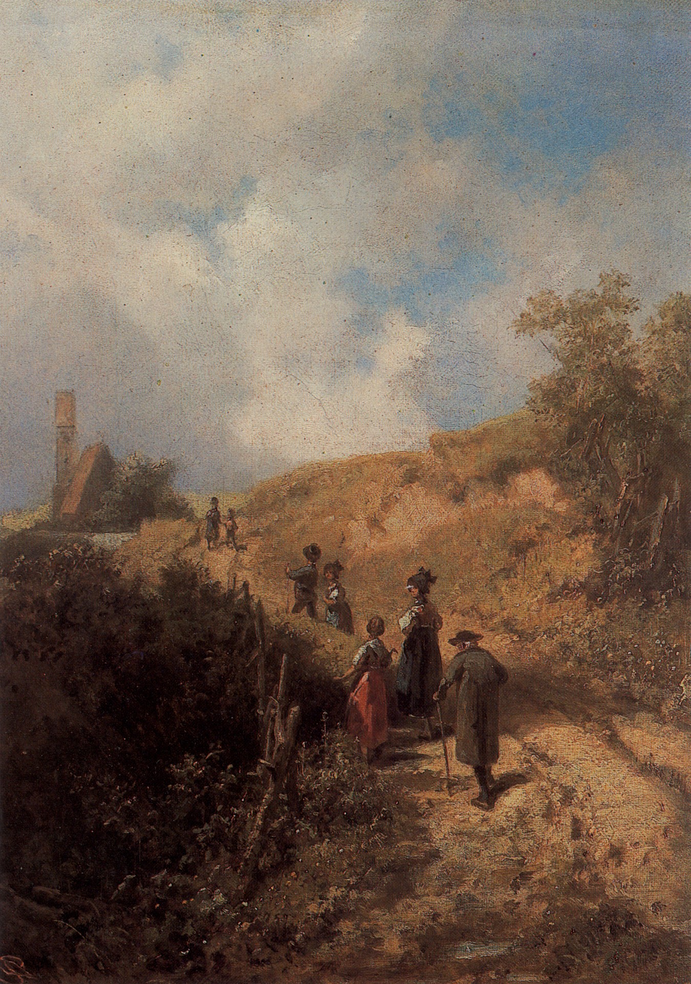 Дорога к церкви