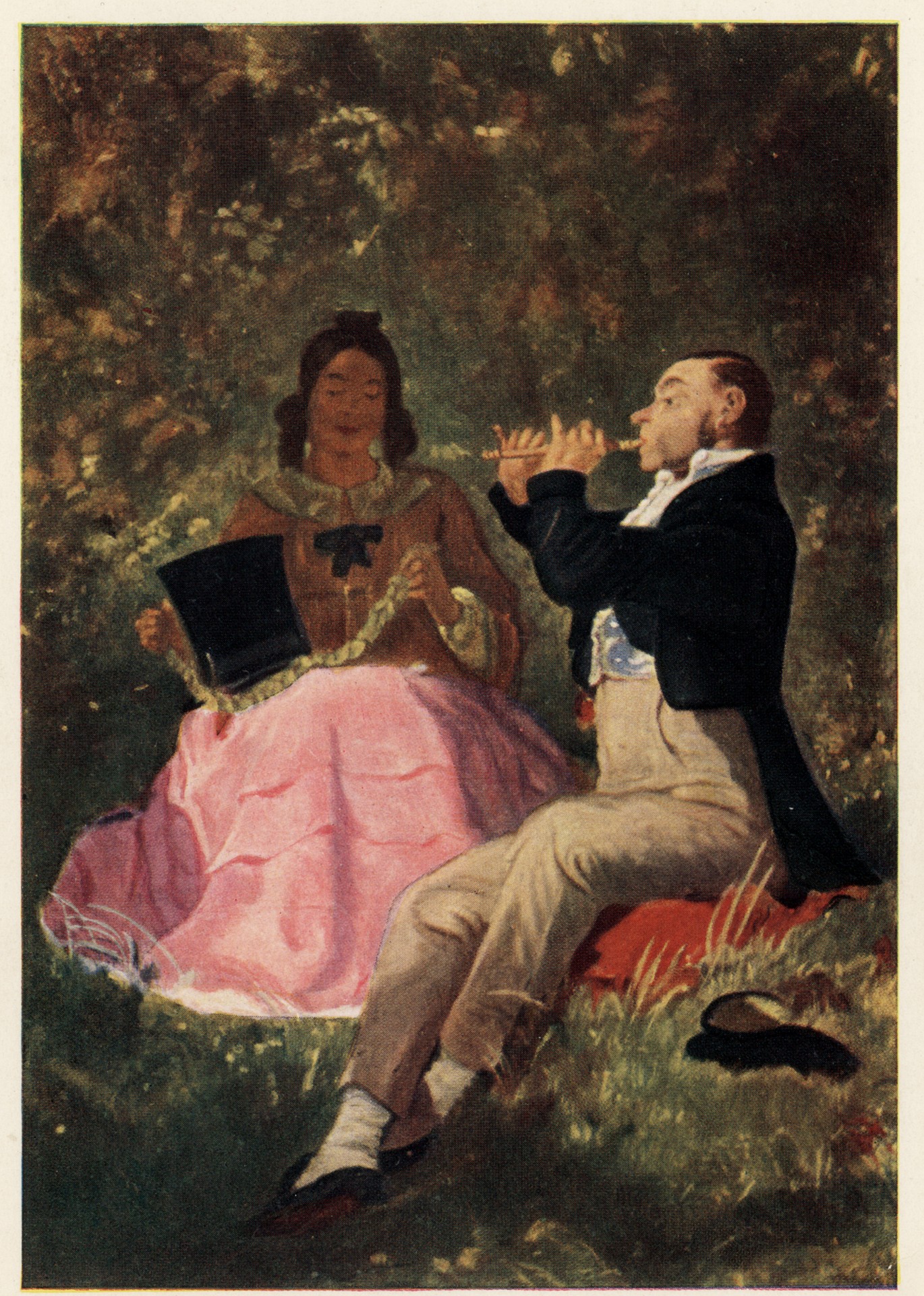 Ландшафт и играющая пара