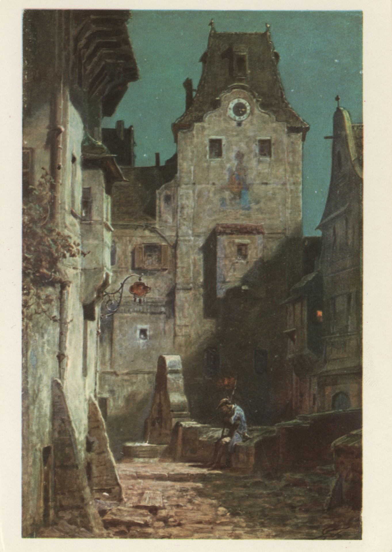 Заснувший ночной сторож