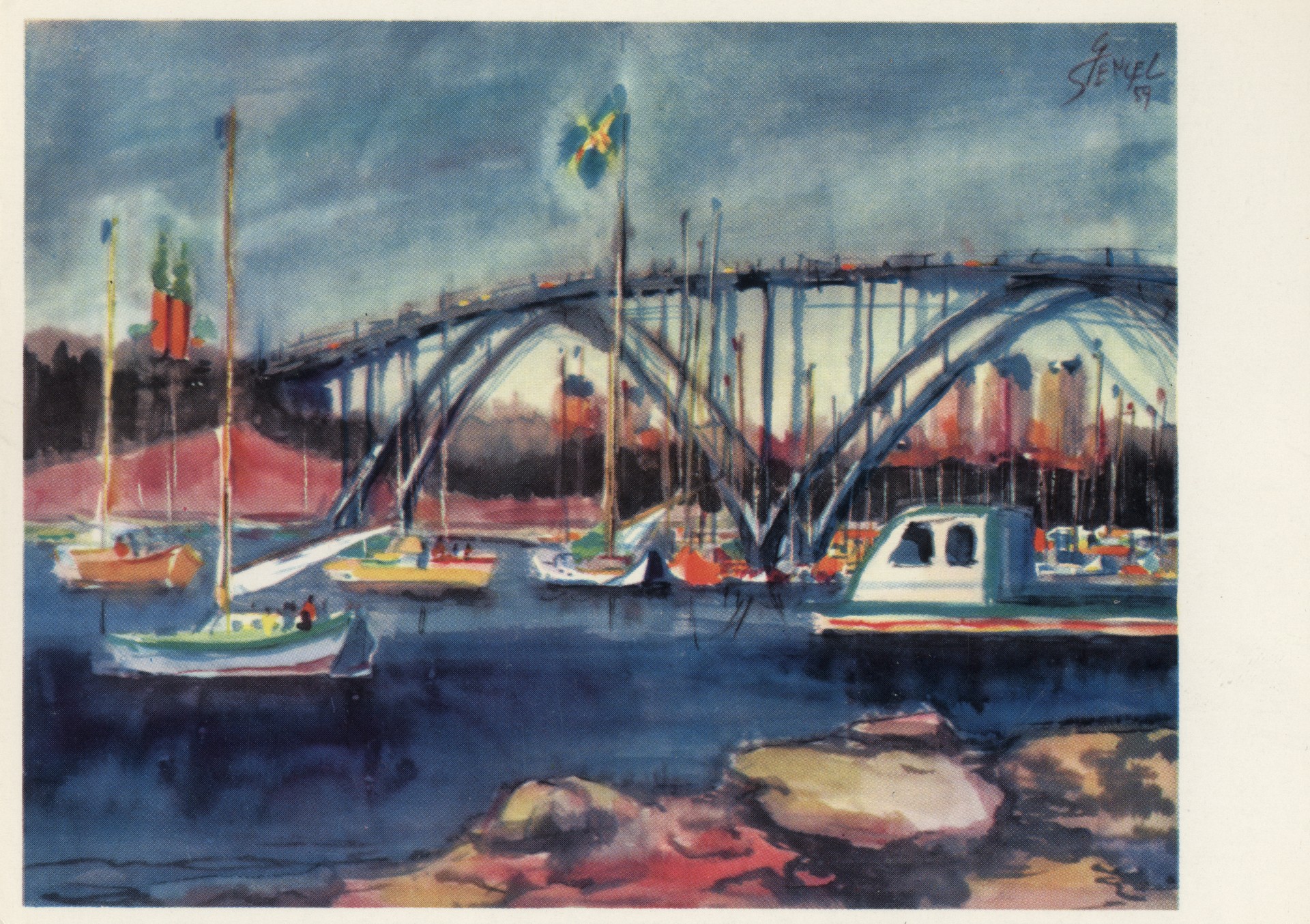 Большой мост в Стокгольме