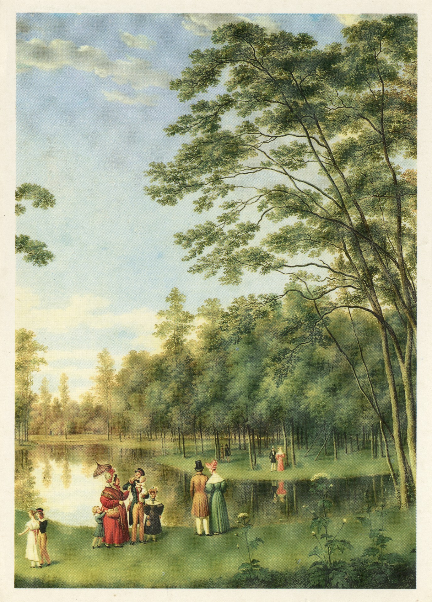 Вид на берлинский Тергартен (фрагмент)