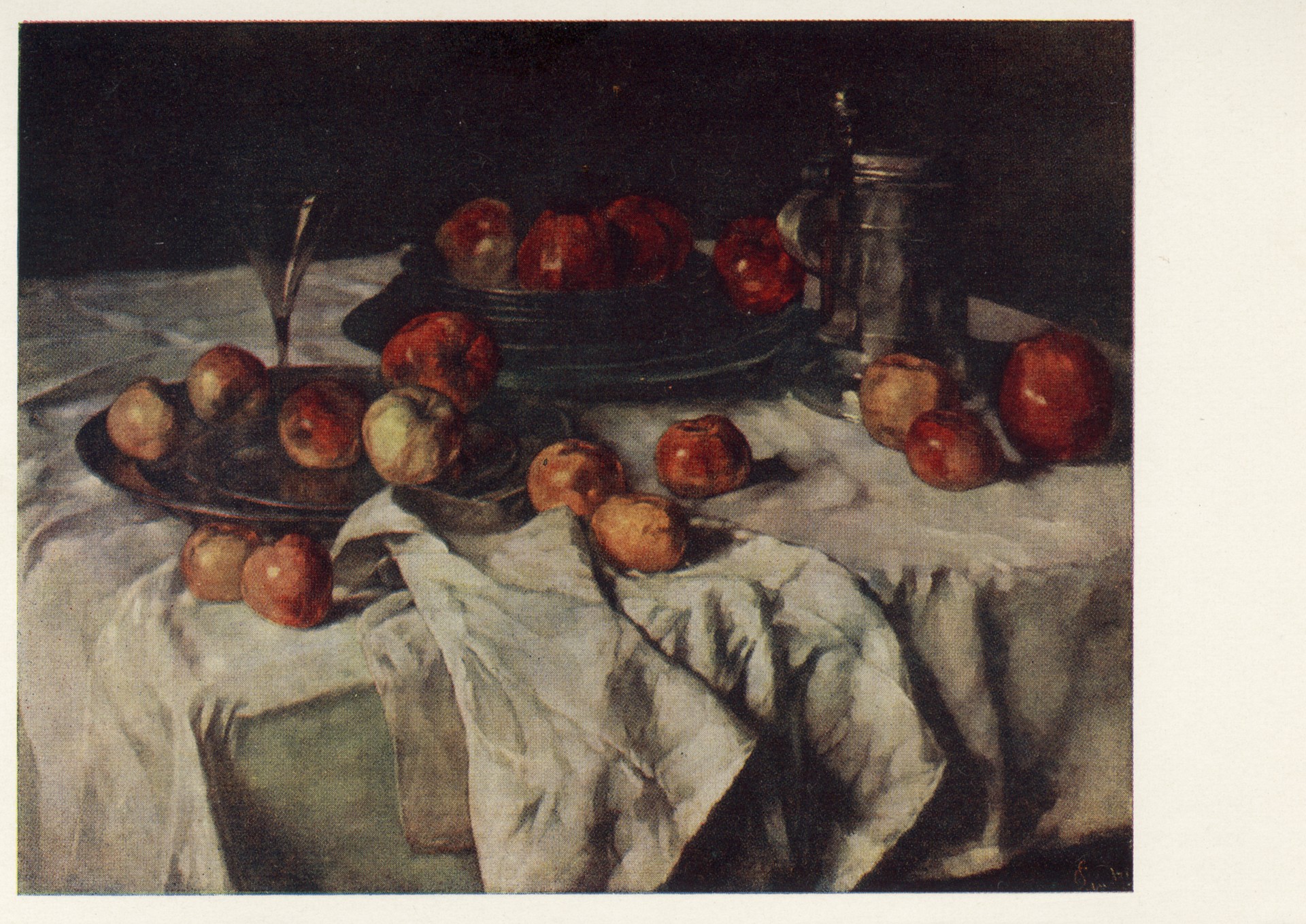Натюрморт с яблоками