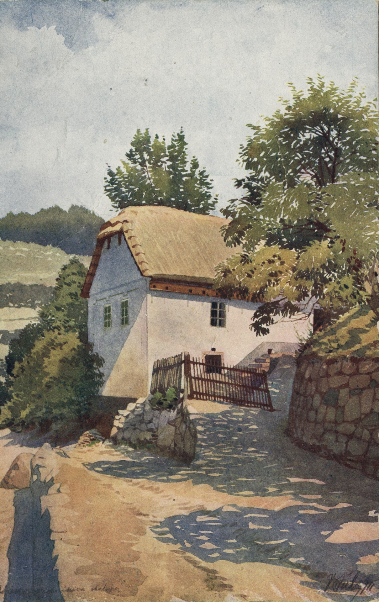 Хата в Борках