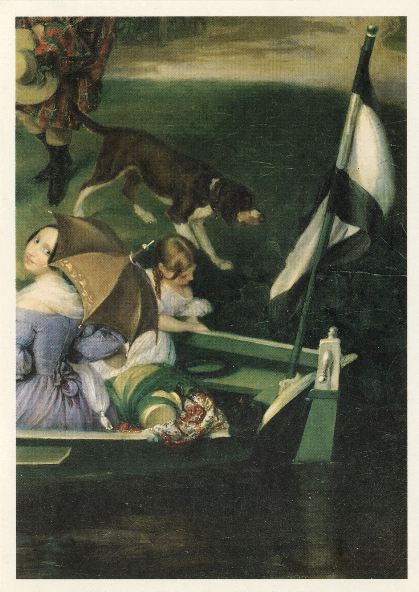 Прогулка в лодке. (Фрагмент)