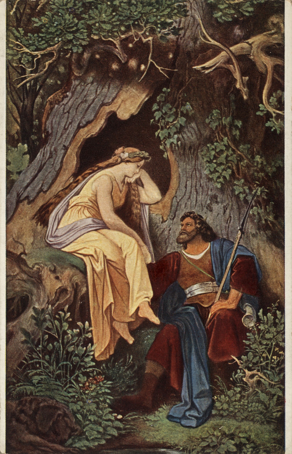 Король Крокус и лесная нимфа