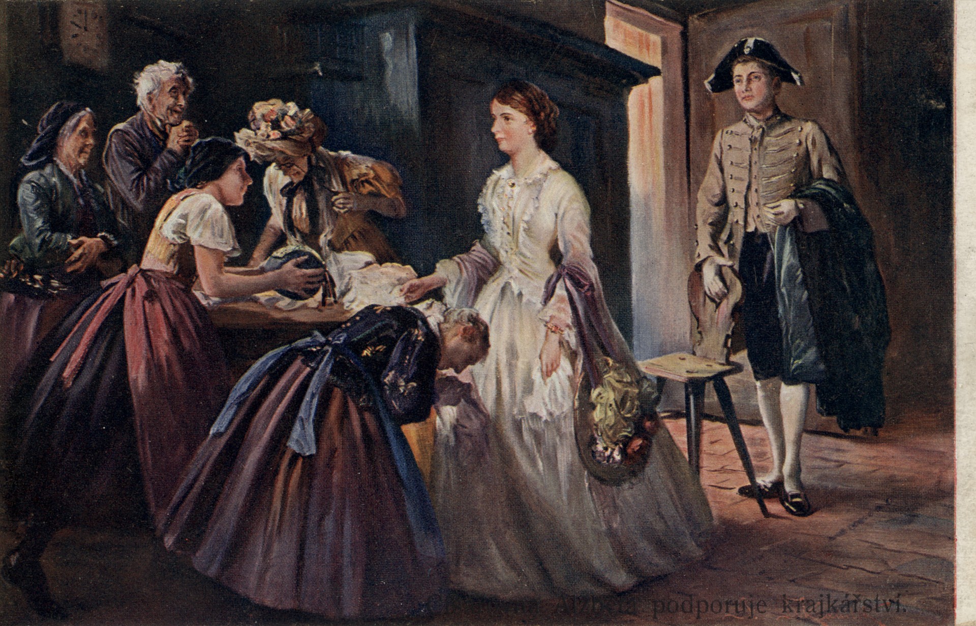 Царевна Азберта навещает крестьян