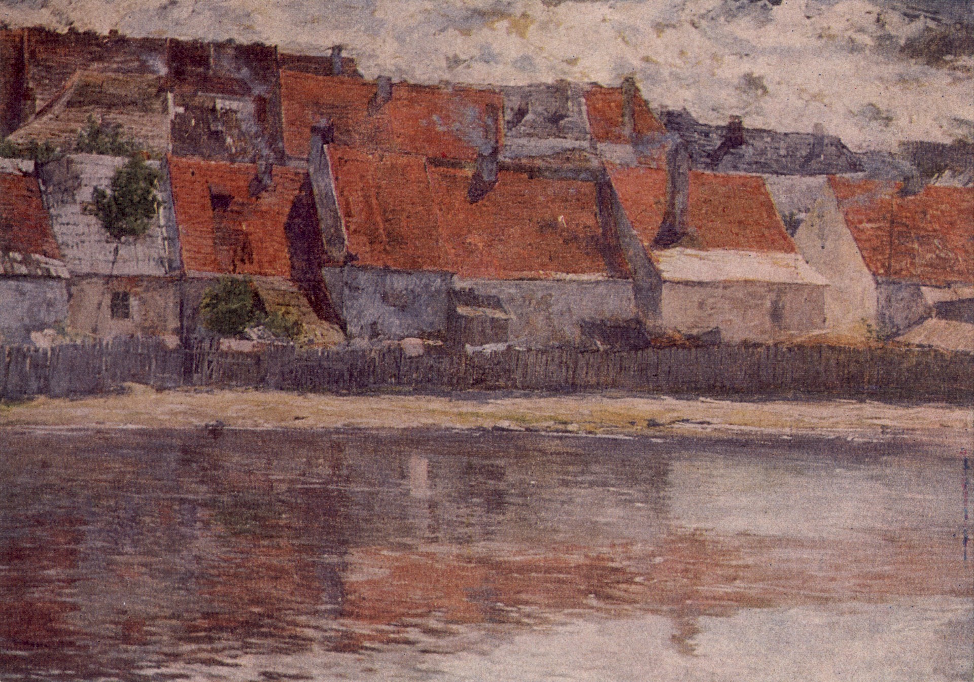 Красные крыши