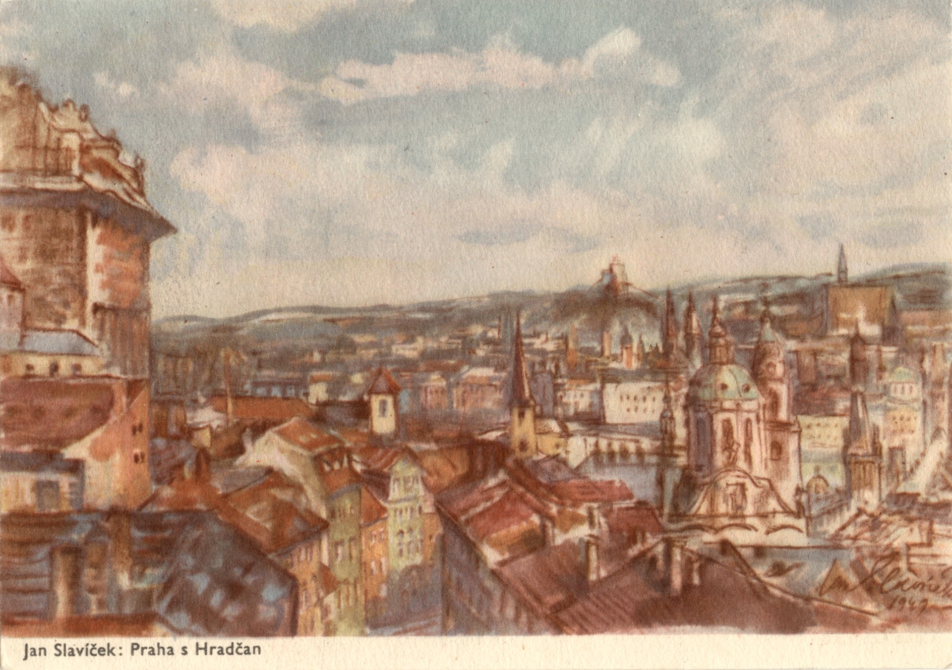 Прага с Градчан