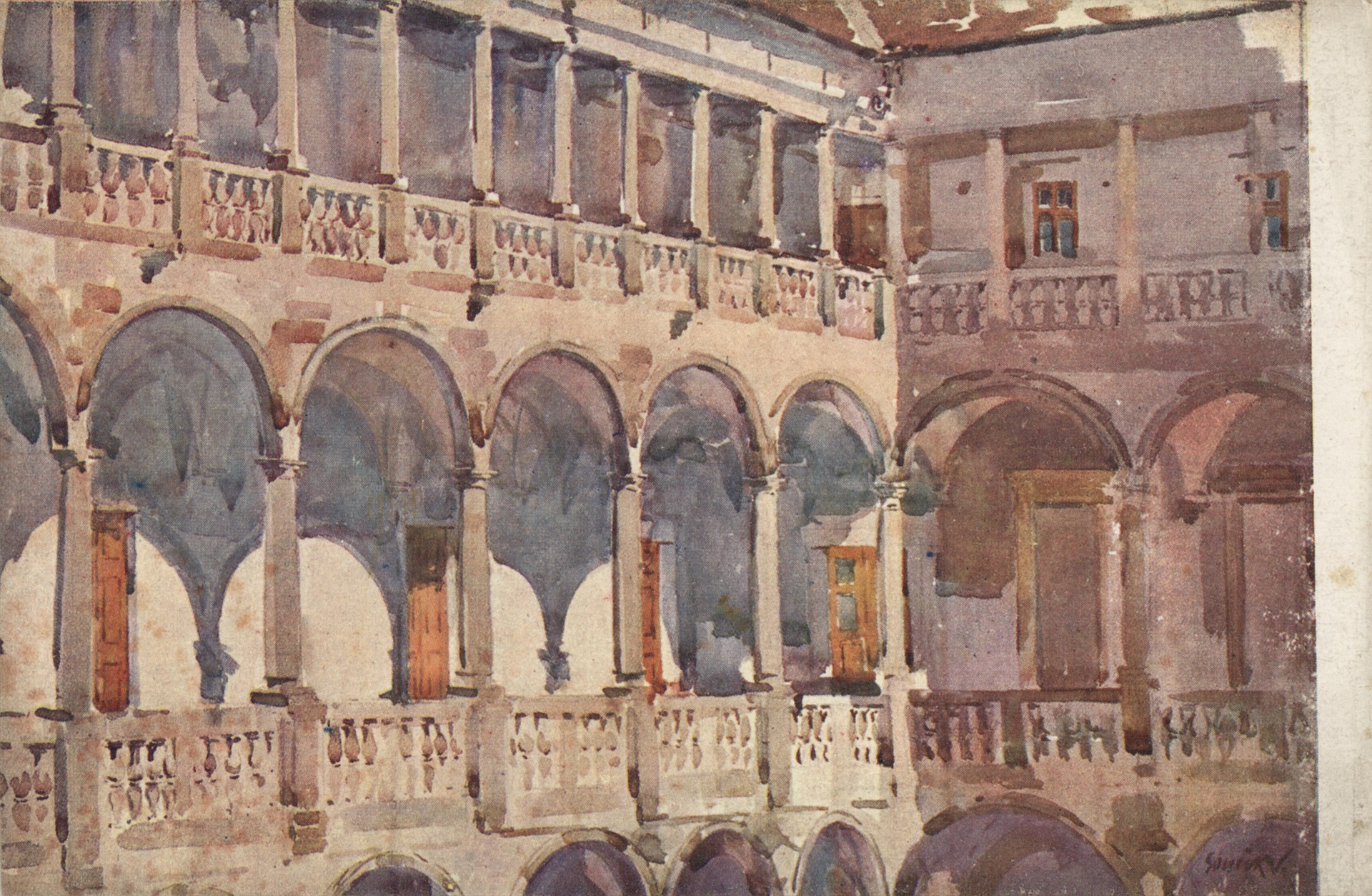 Фрагмент замка Опоцно