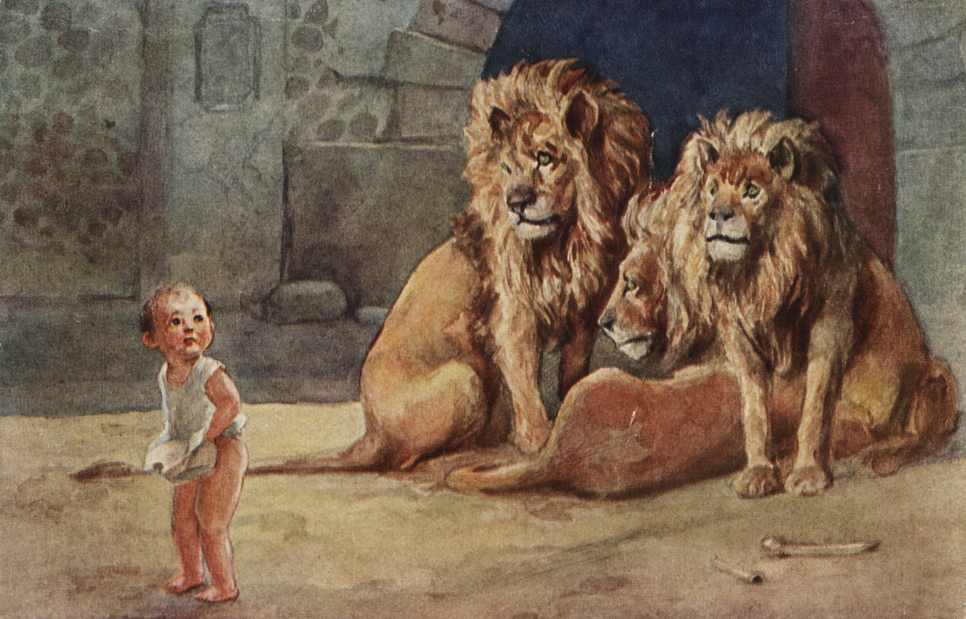 Даниэль среди львов