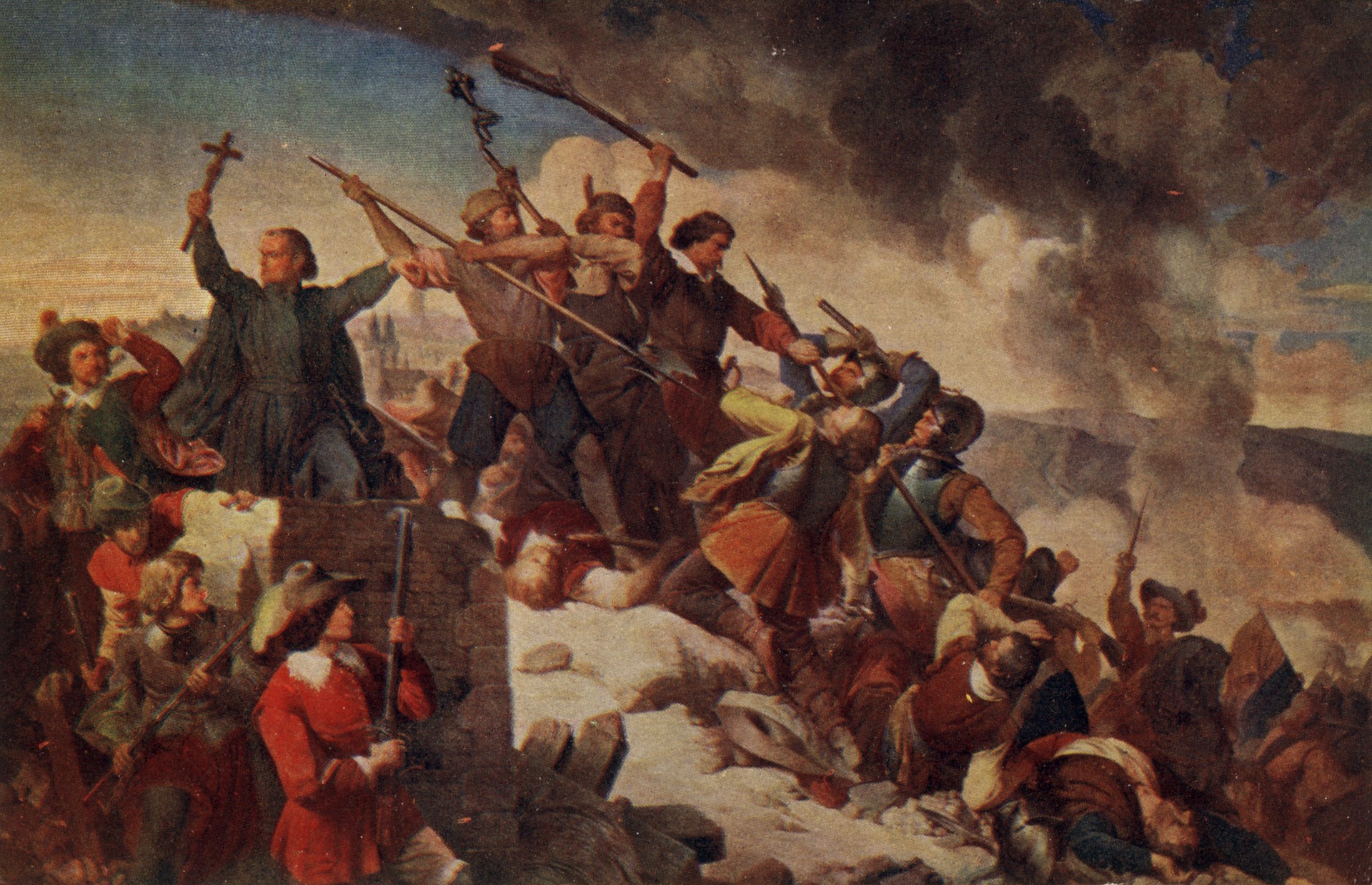 Бой Пражцев со Шведами