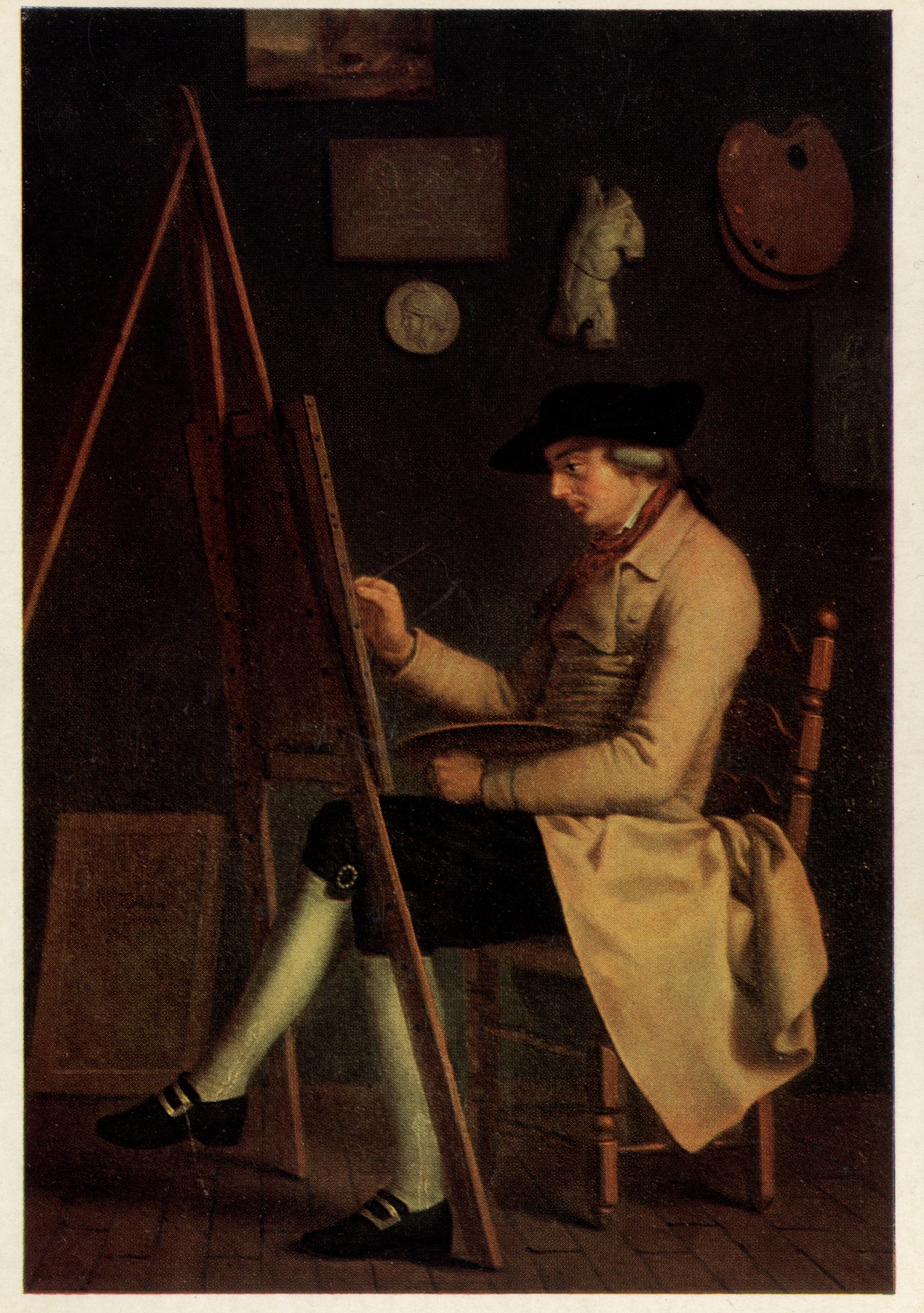 Автопортрет у мольберта