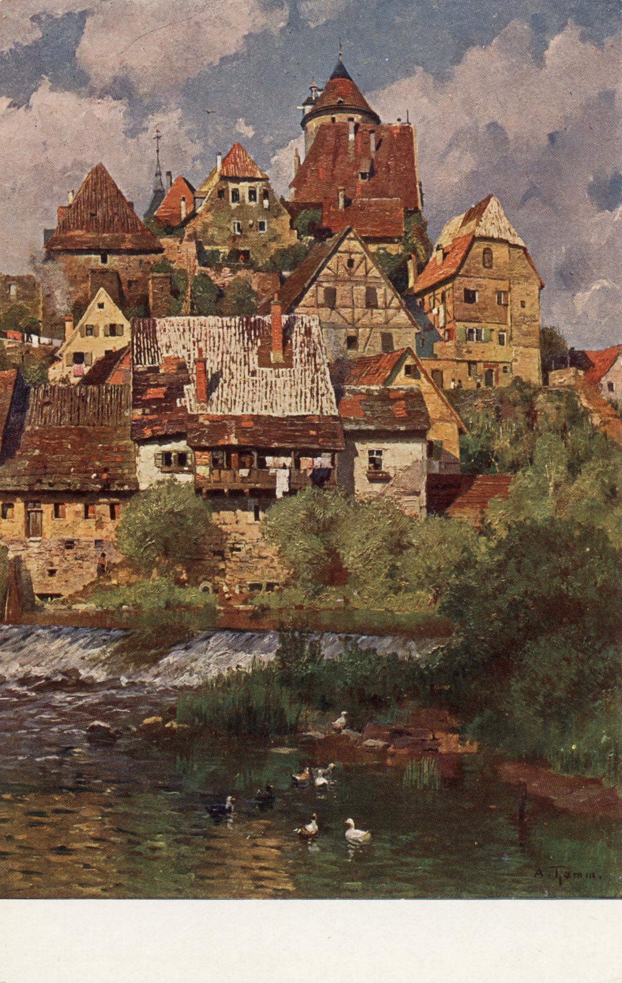 Вид на город