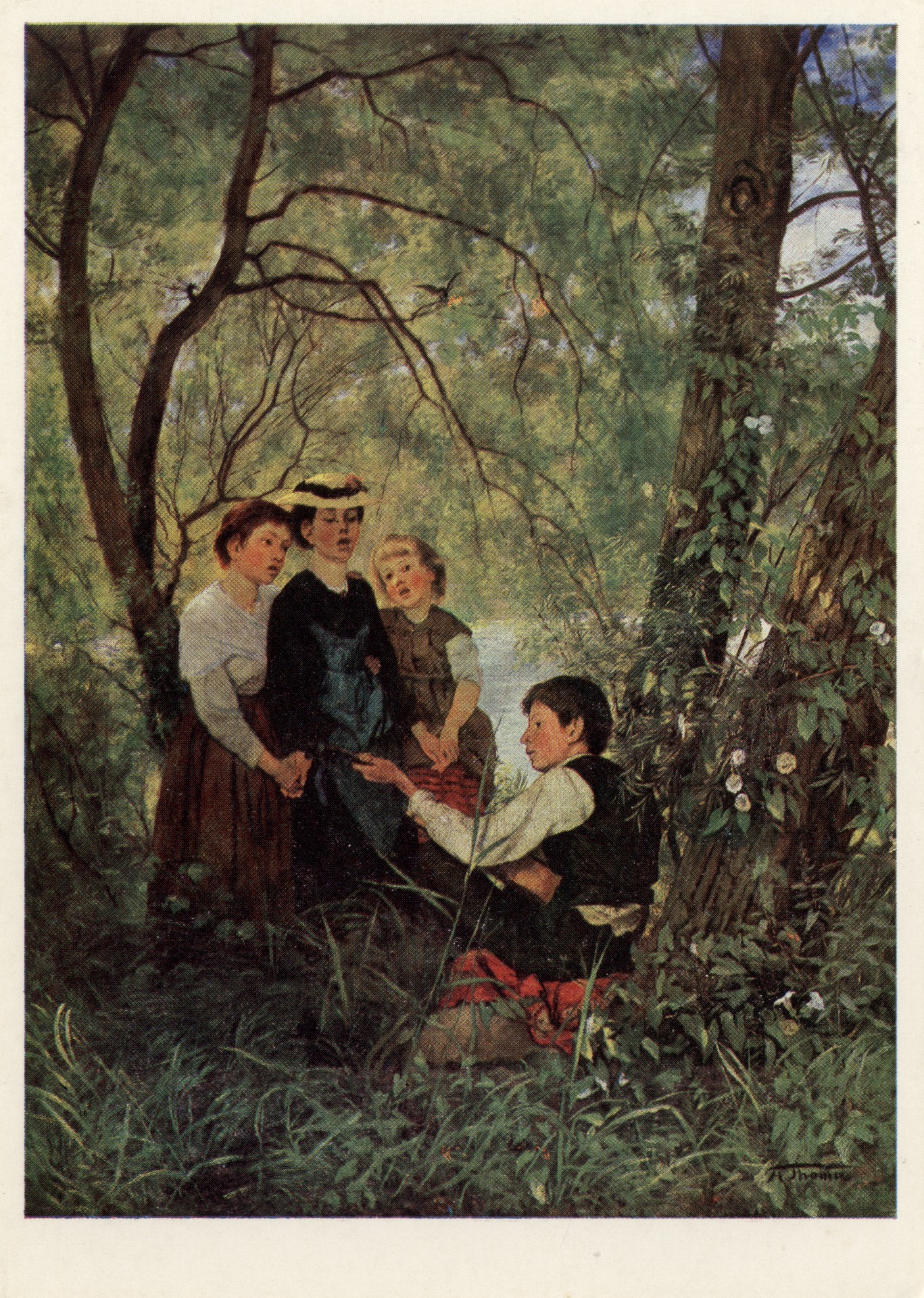 Пение среди зелени